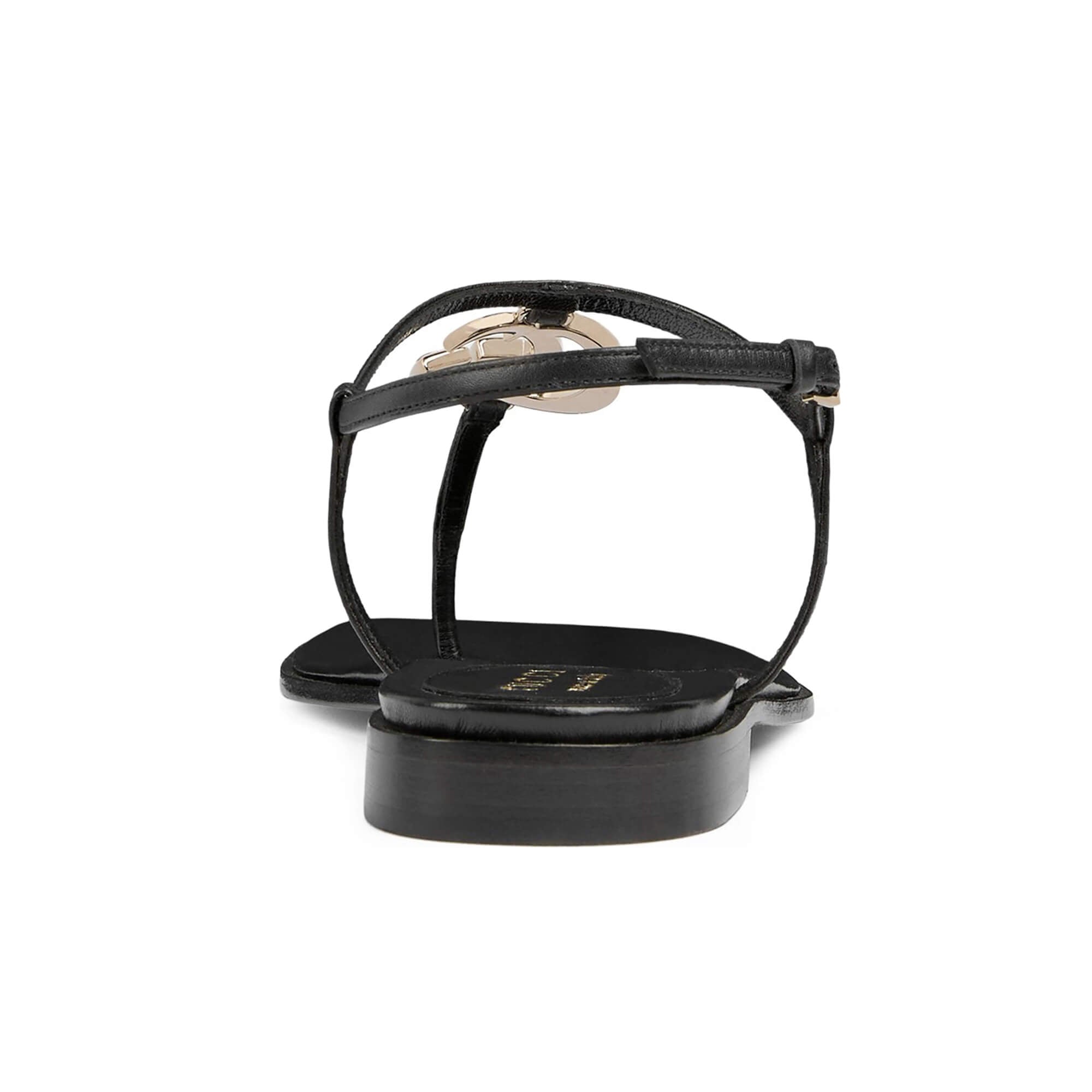 Gucci GG Leather Thong Sandals