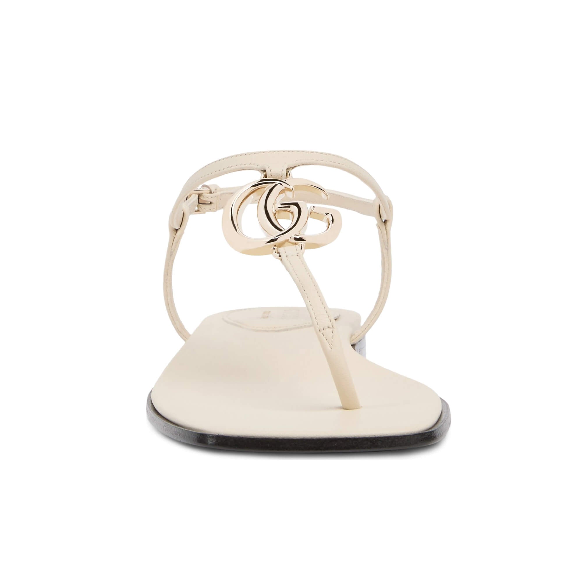 Gucci GG Leather Thong Sandals