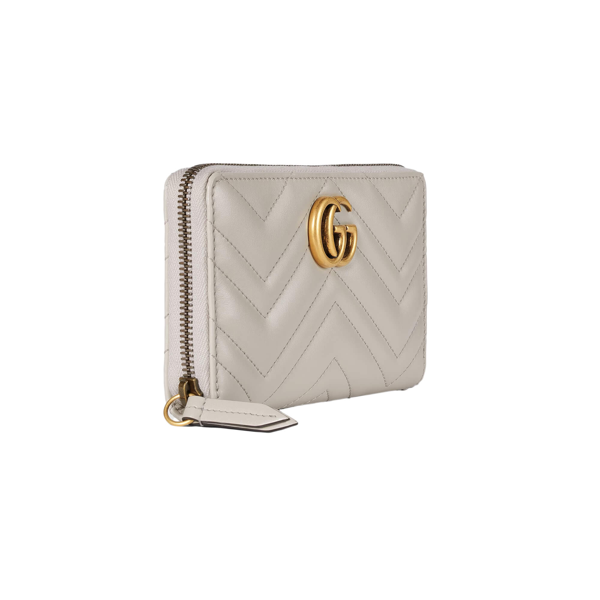 Gucci GG Marmont Matelassé Zip Around Wallet