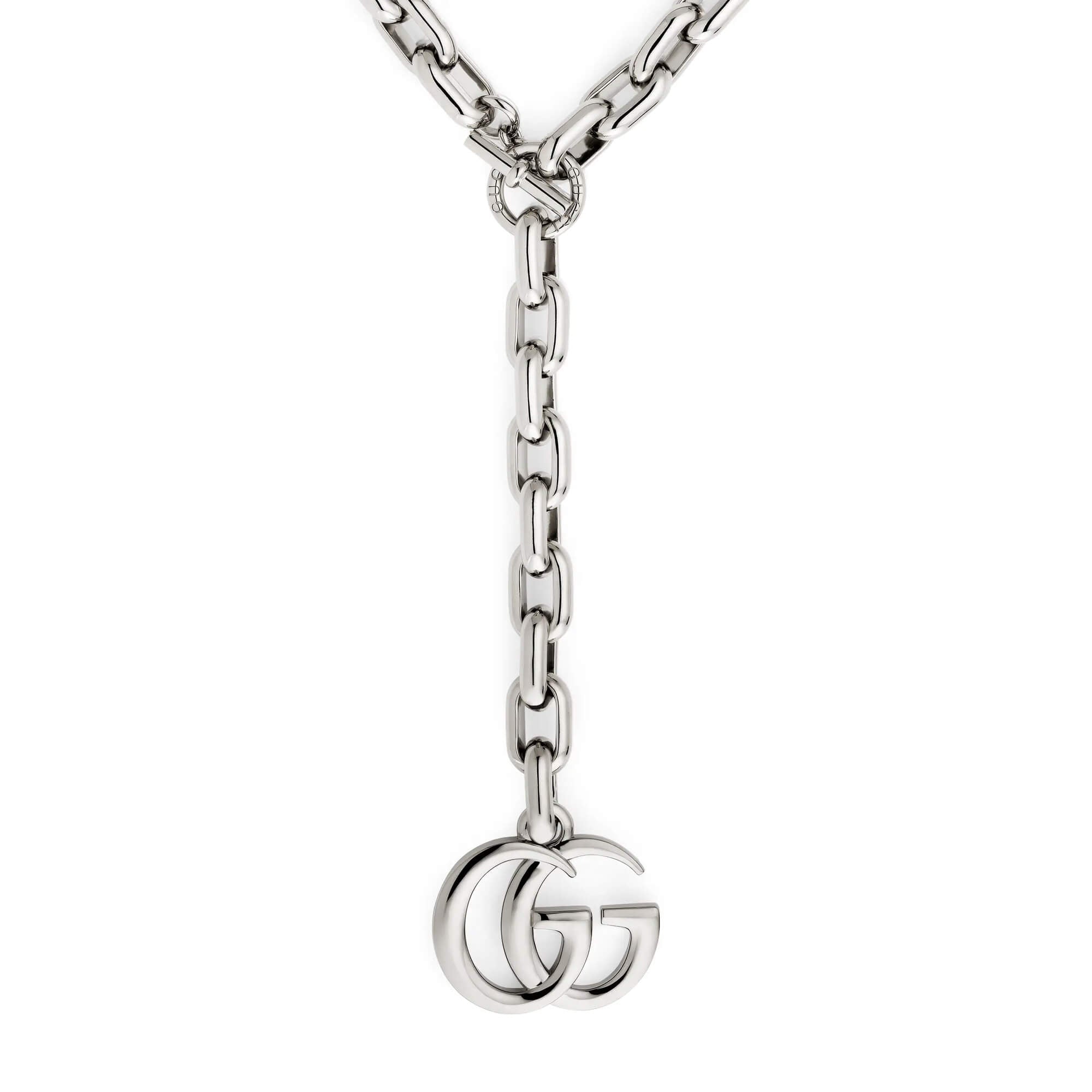 Gucci GG Marmont Pendant Chain Necklace