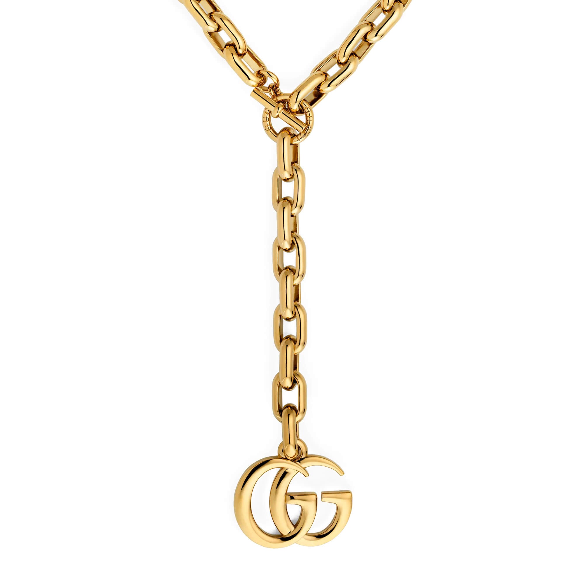 Gucci GG Marmont Pendant Chain Necklace