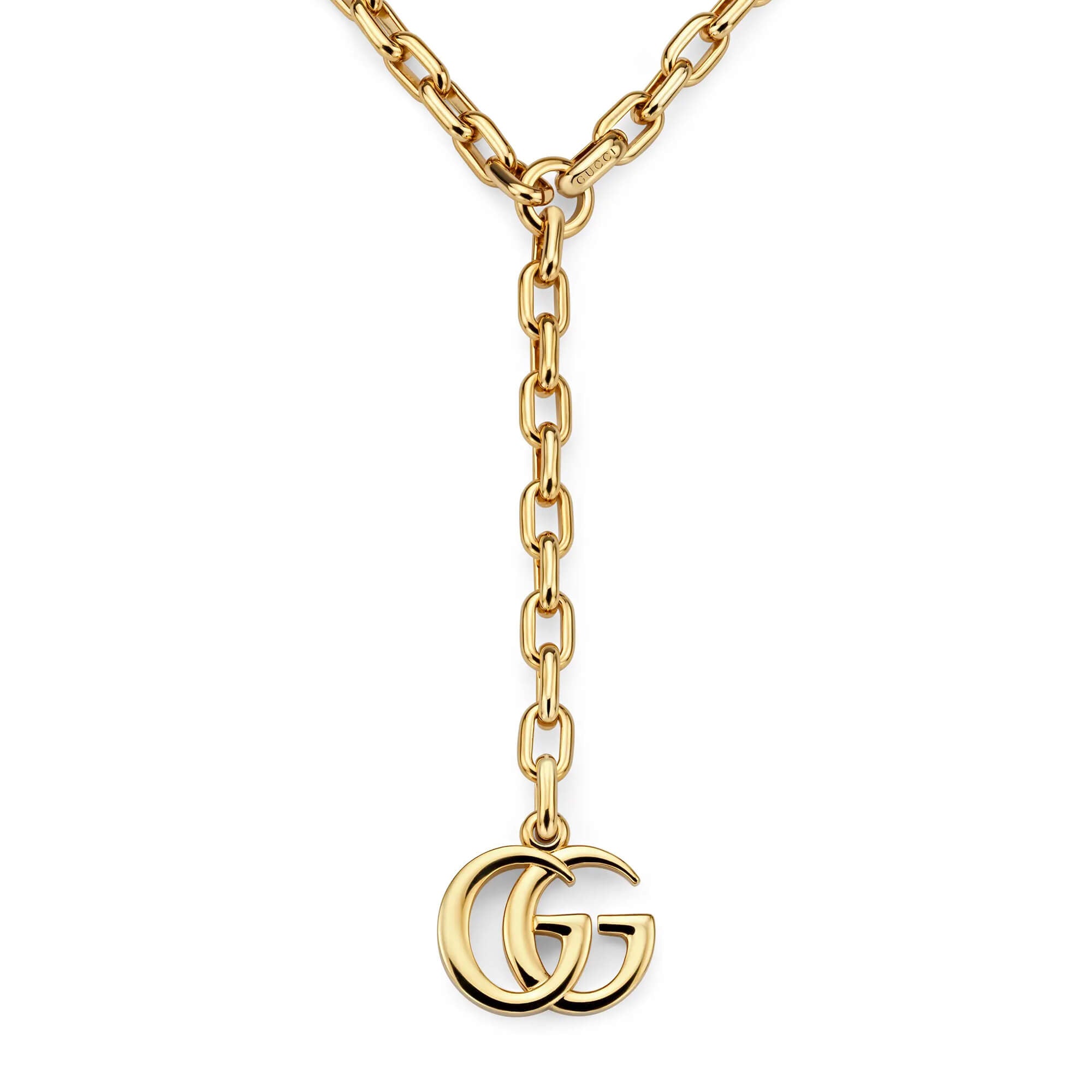 Gucci GG Marmont Pendant Chain Necklace