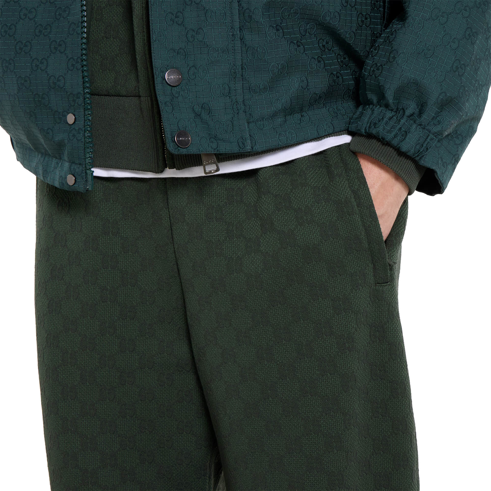Gucci GG Technical Jersey Leisure Trousers