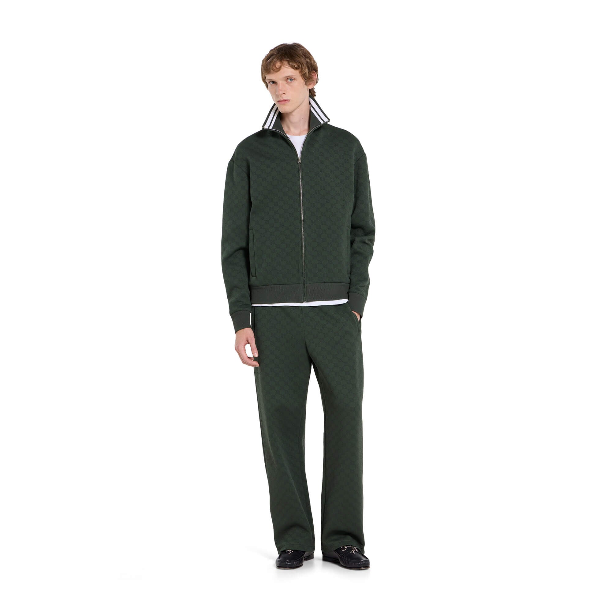 Gucci GG Technical Jersey Zip Jacket