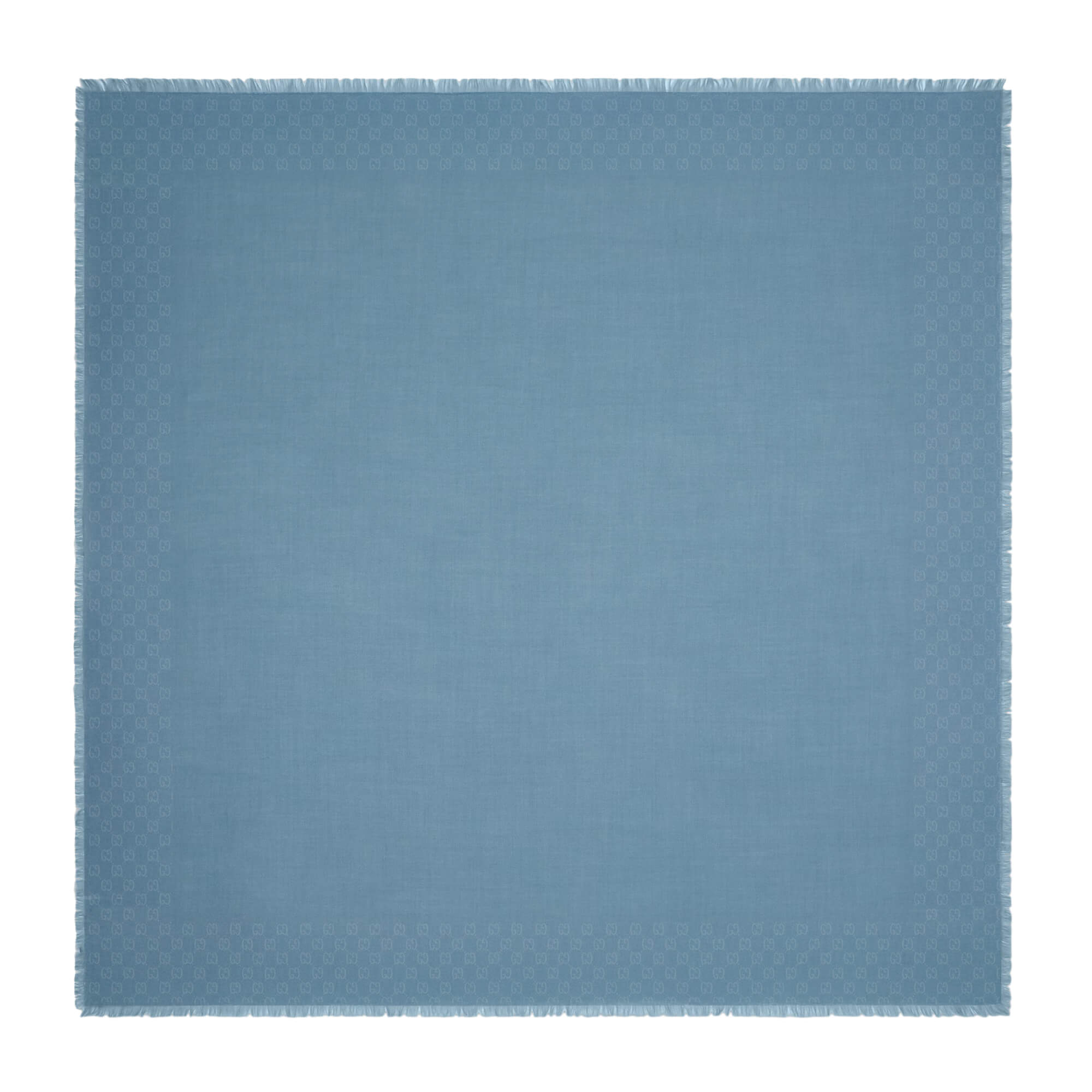 Gucci GG Wool Silk Jacquard Shawl