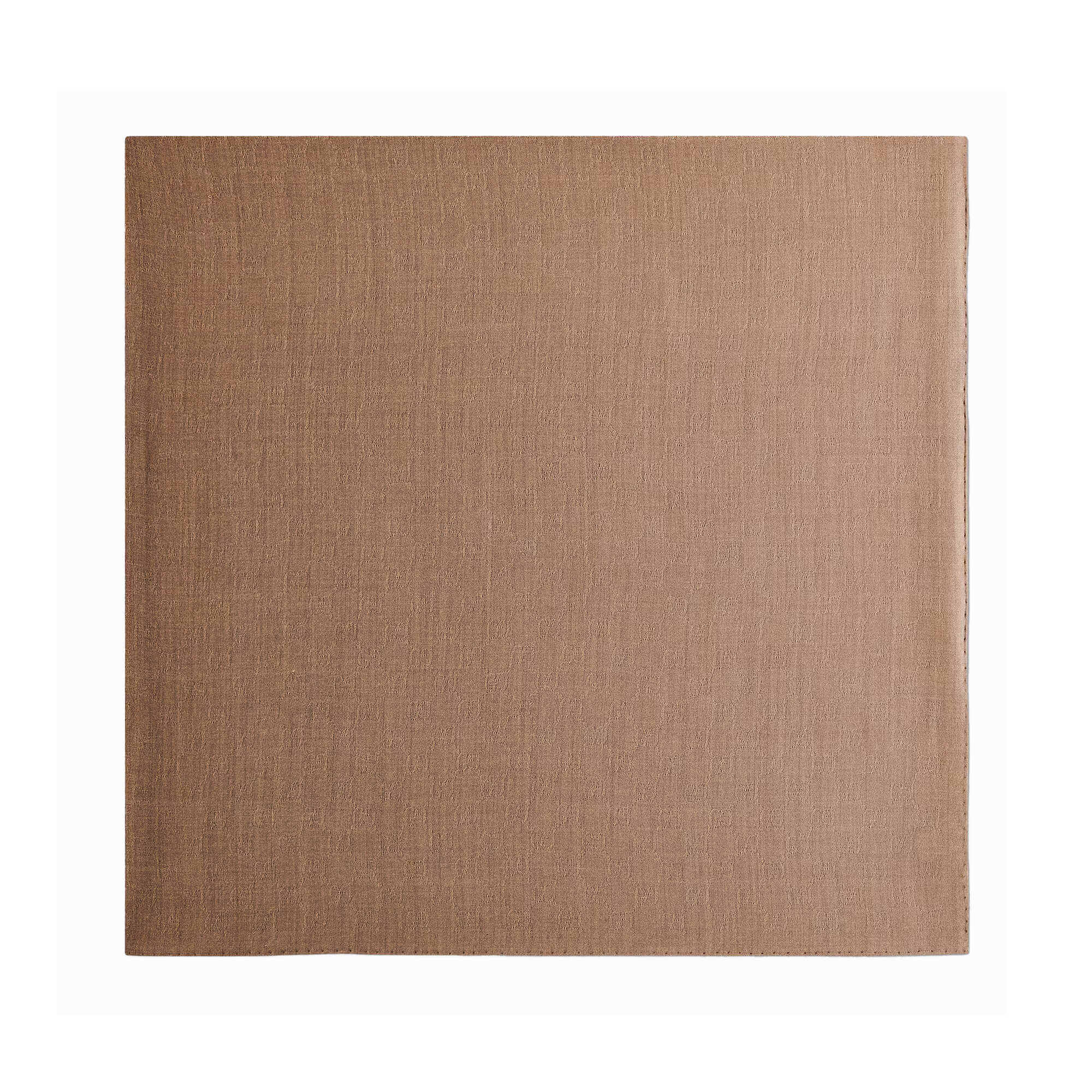 Gucci GG Wool Silk Jacquard Shawl
