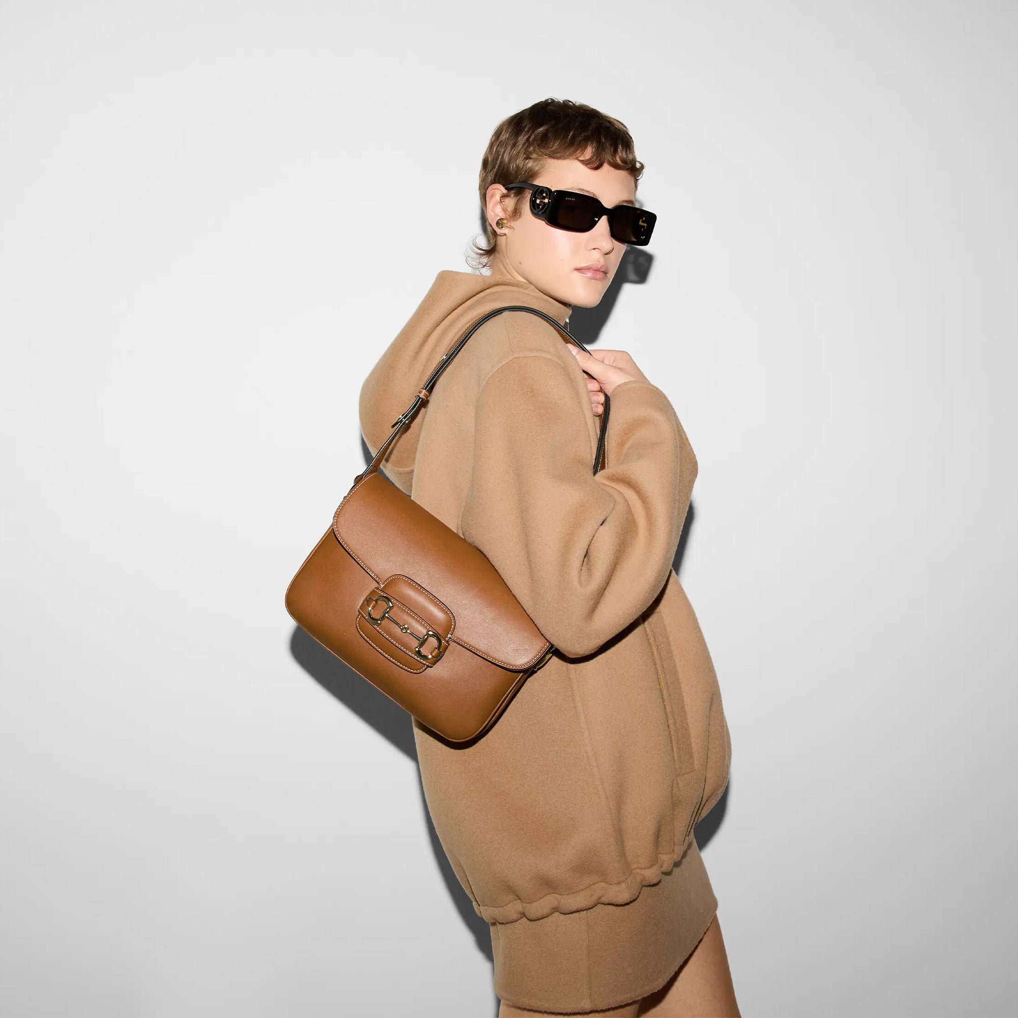 Gucci Horsebit 1955 Soft Small Shoulder Bag