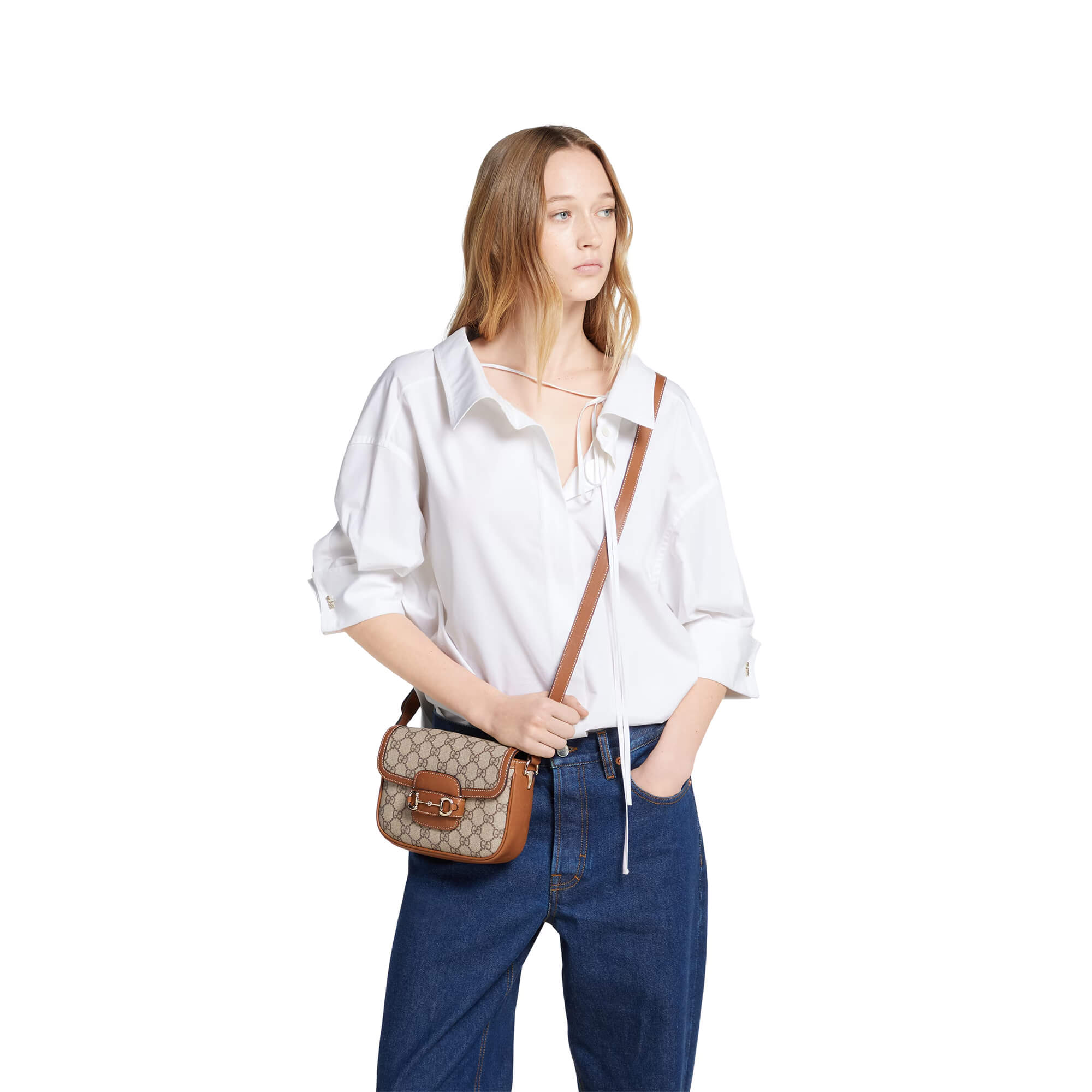 Gucci Horsebit 1955 Soft Small Shoulder Bag