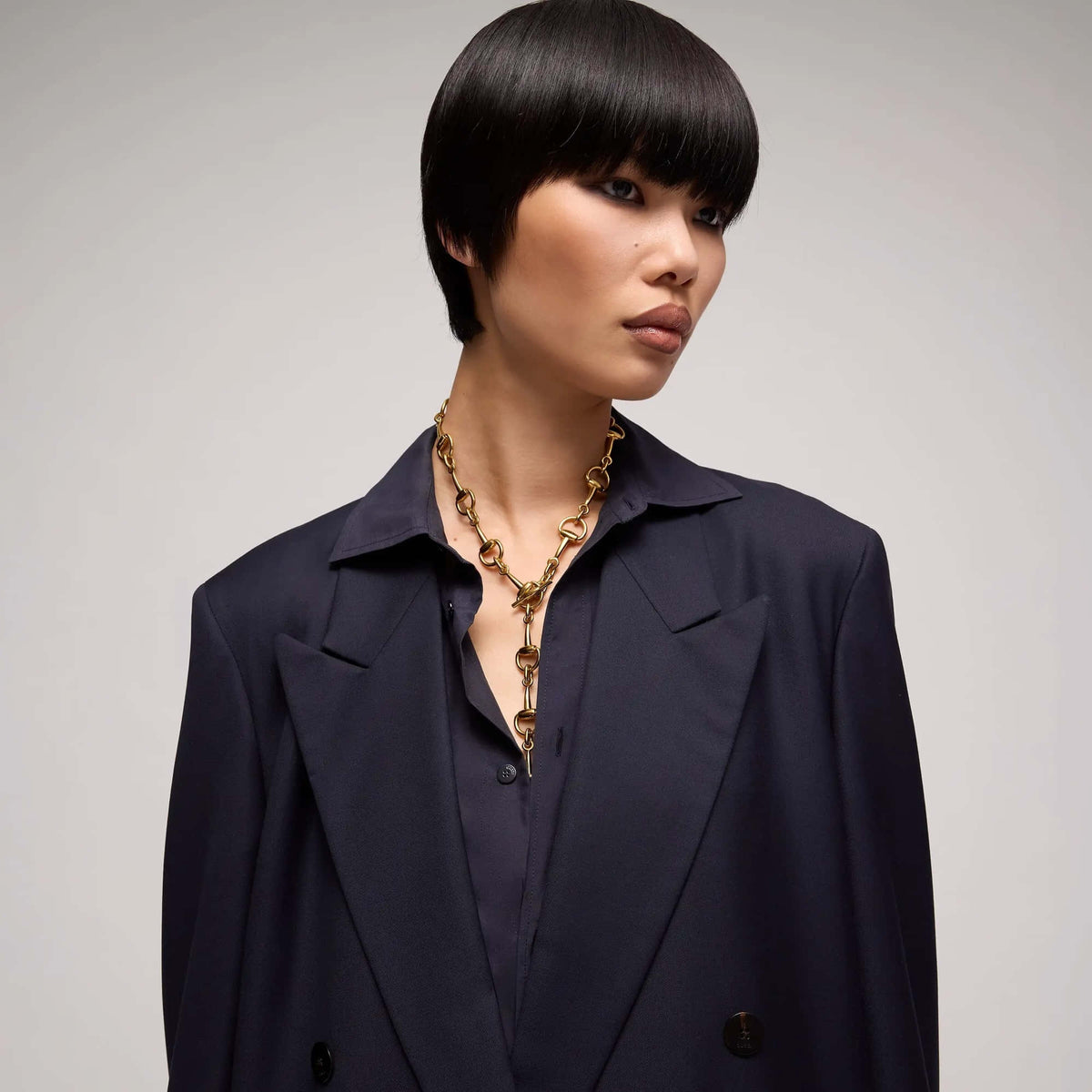Gucci Horsebit Lariat Necklace