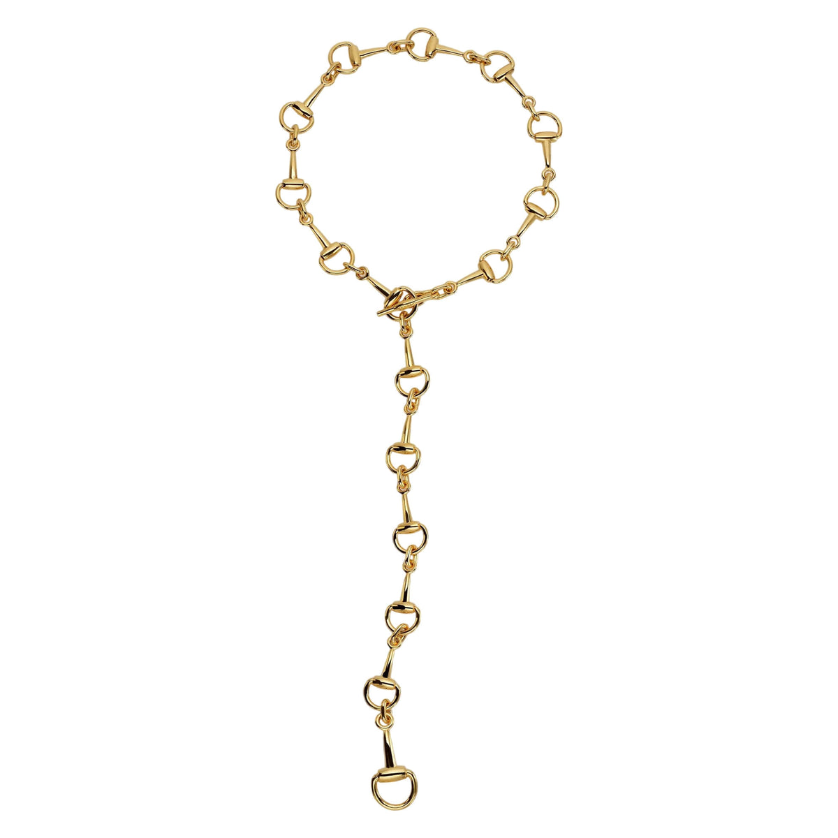 Gucci Horsebit Lariat Necklace