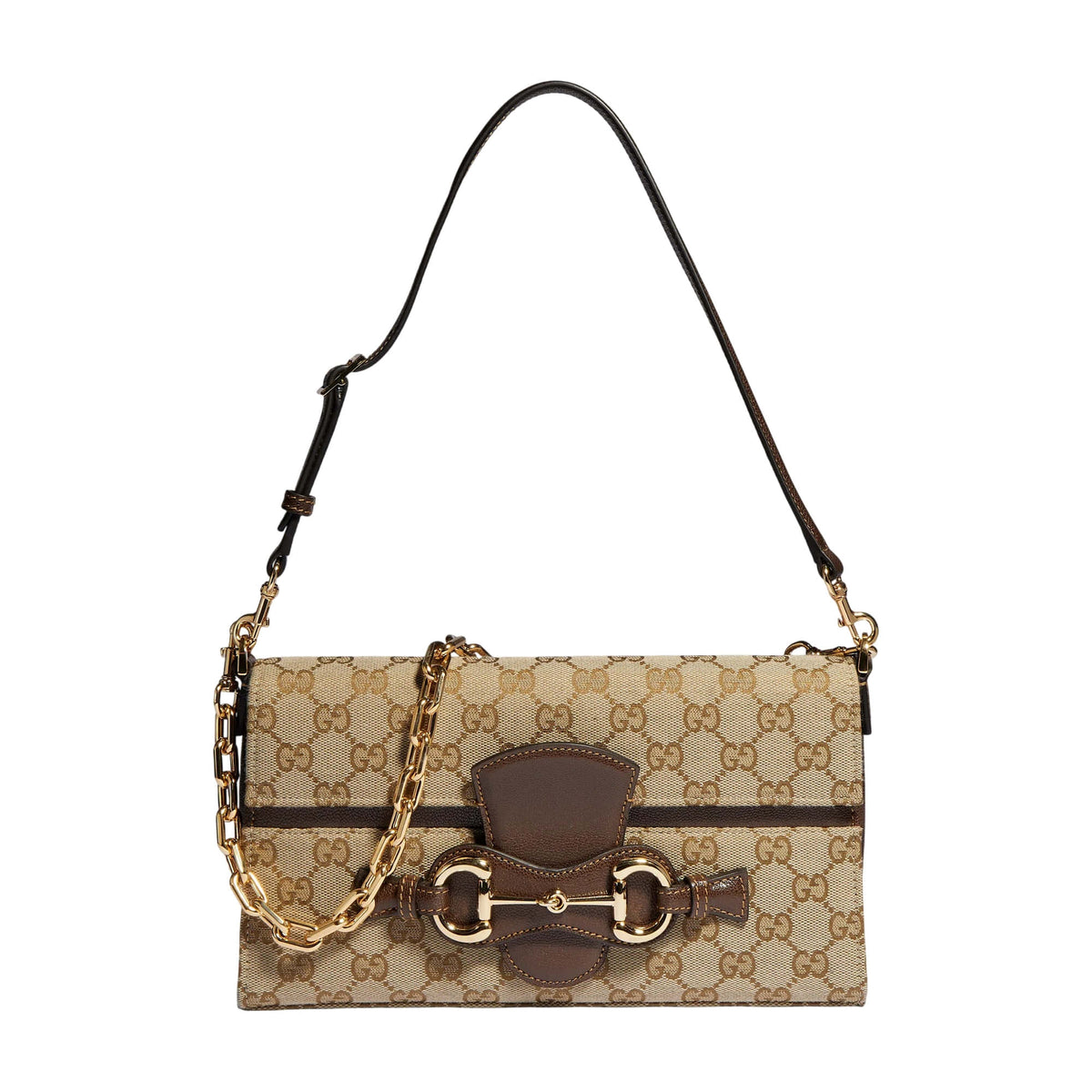 Gucci Horsebit Ristretto Medium Shoulder Bag