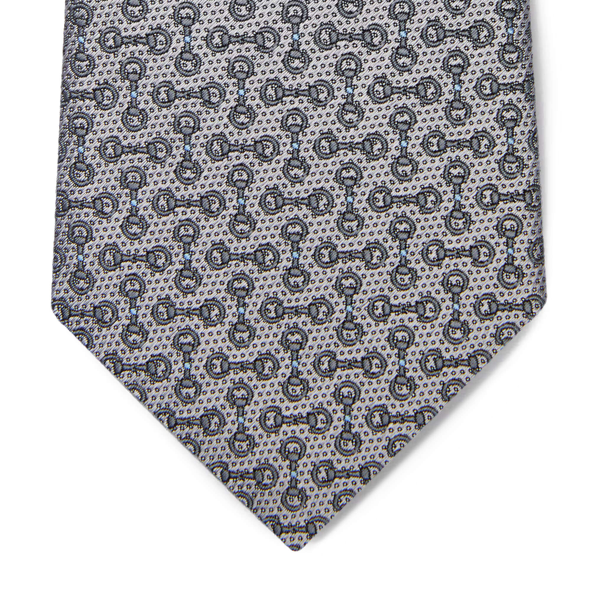 Gucci Horsebit Silk Jacquard Tie