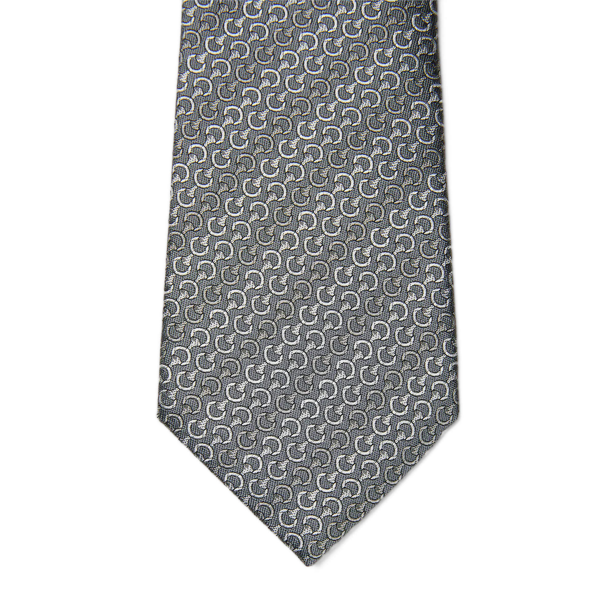 Gucci Horsebit Silk Jacquard Tie