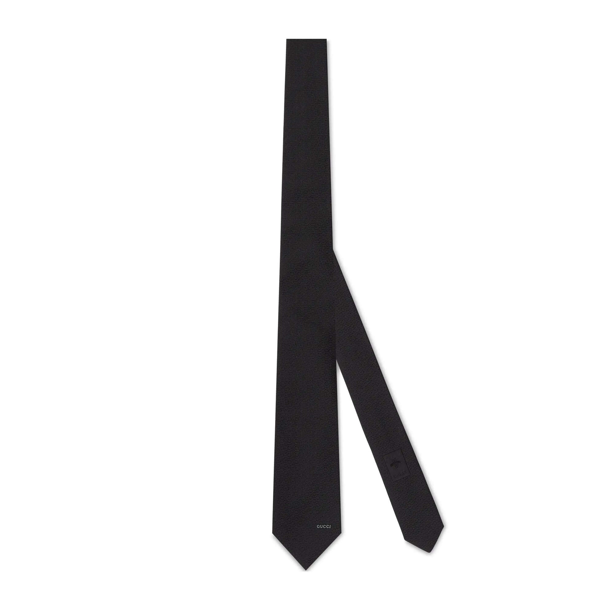 Gucci Horsebit Silk Jacquard Tie