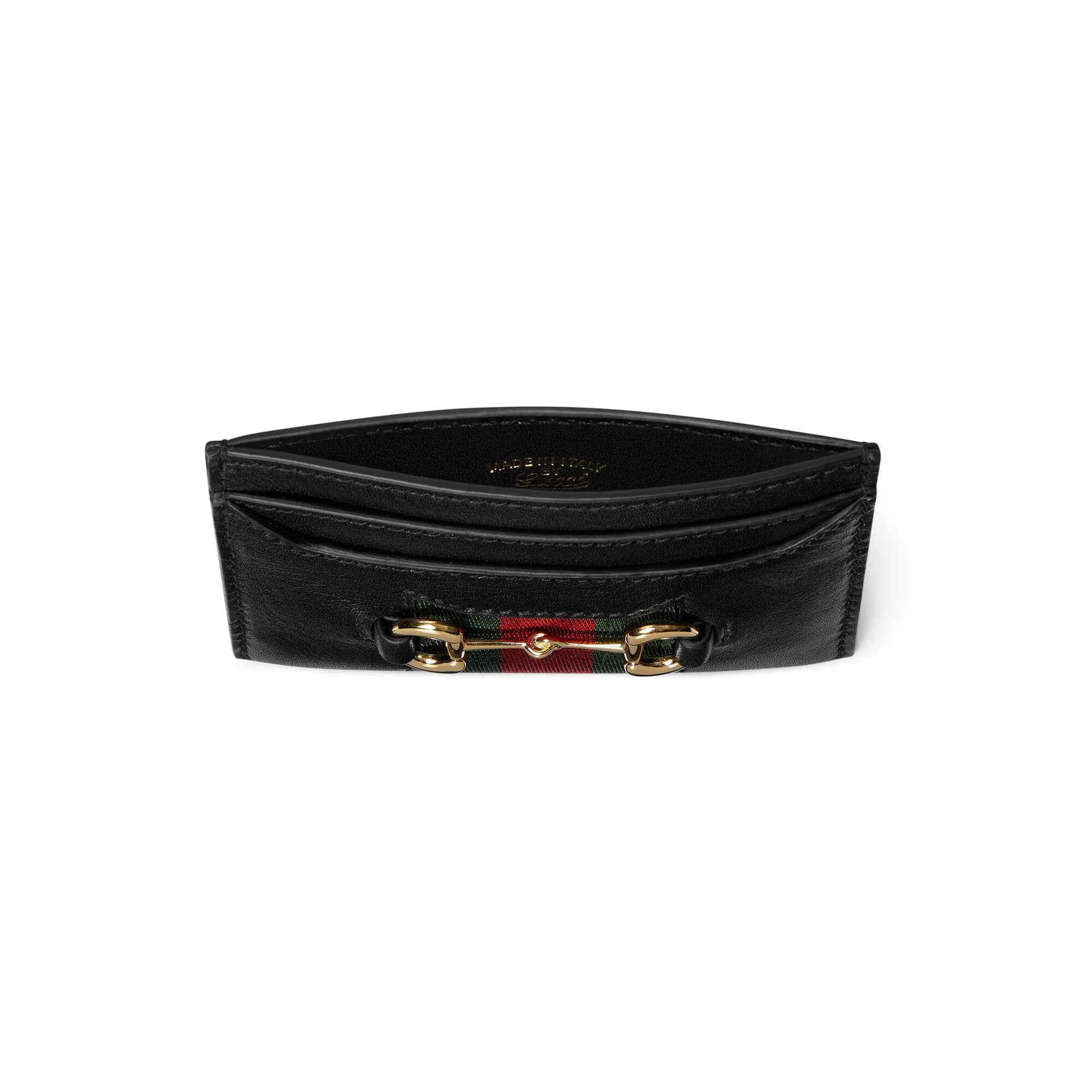 Gucci Horsebit Web Card Case
