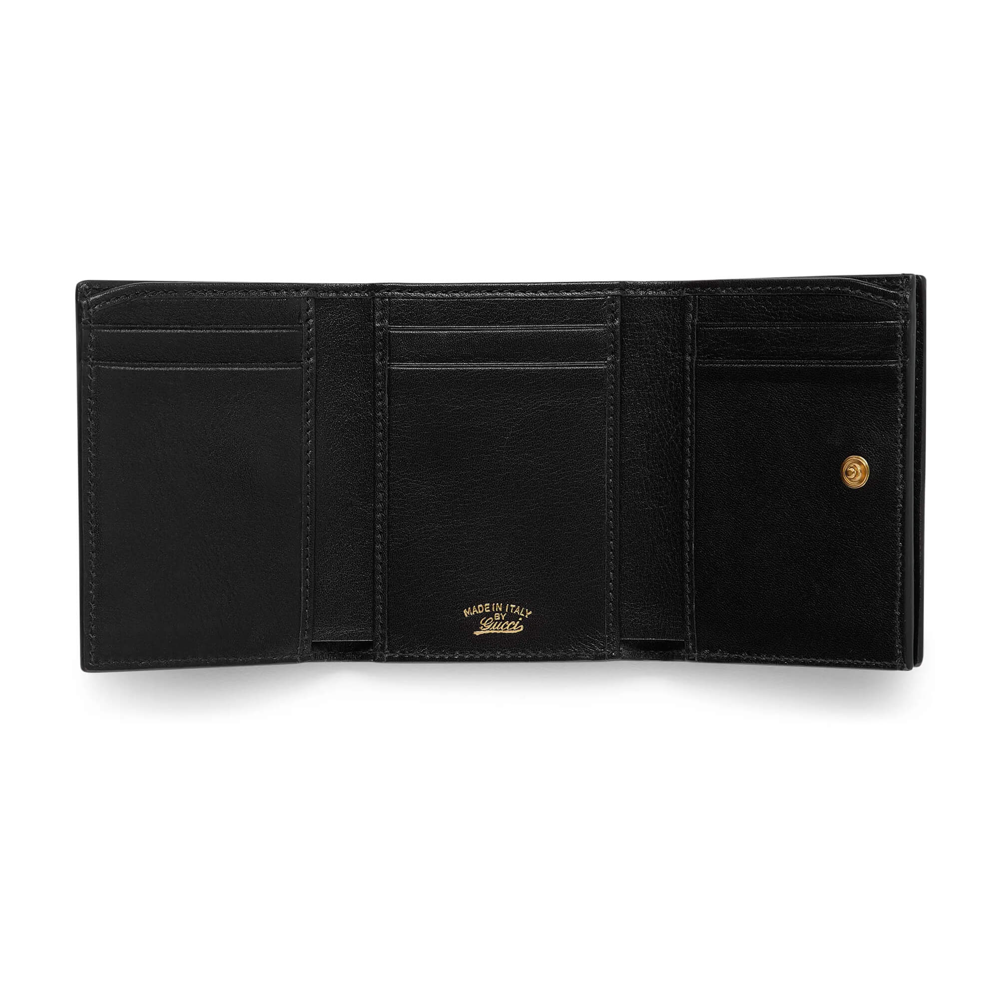 Gucci Horsebit Web Small Tri-fold Wallet