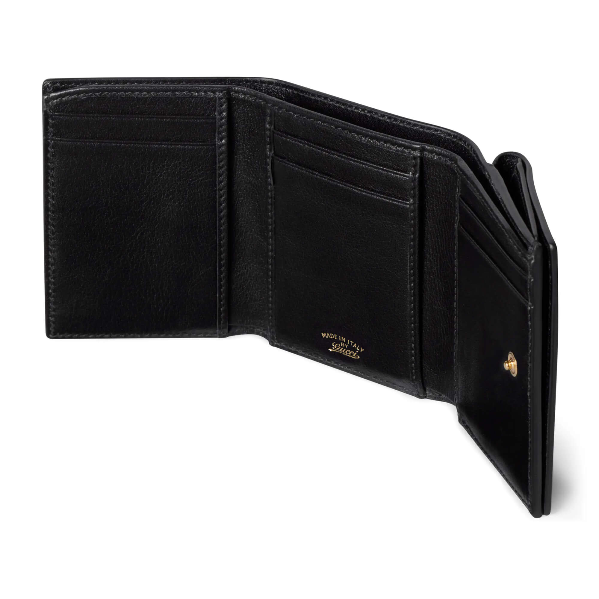 Gucci Horsebit Web Small Tri-fold Wallet