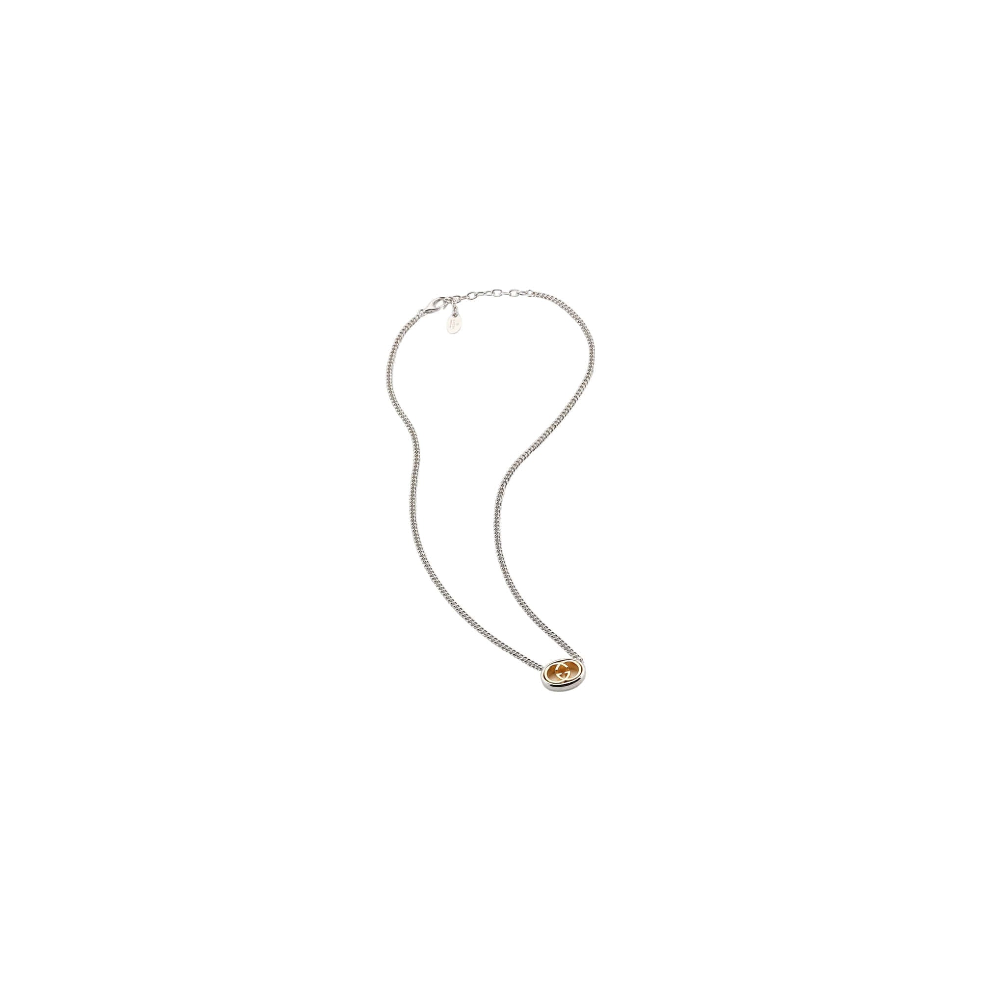 Gucci Interlocking Pendant Chain Necklace
