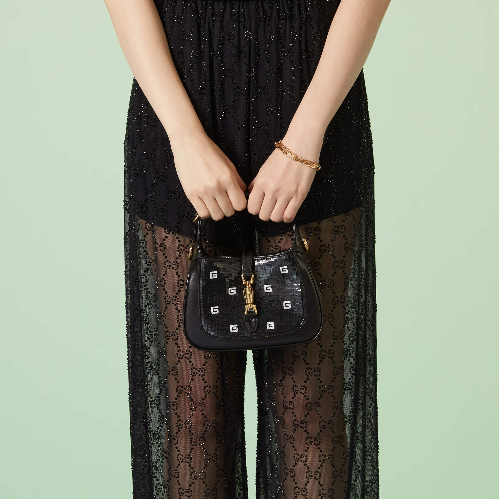 Gucci Jackie 1961 Sequin Mini Bag