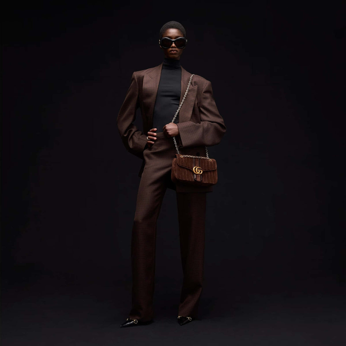 Gucci Jetset GG Marmont Medium Shoulder Bag