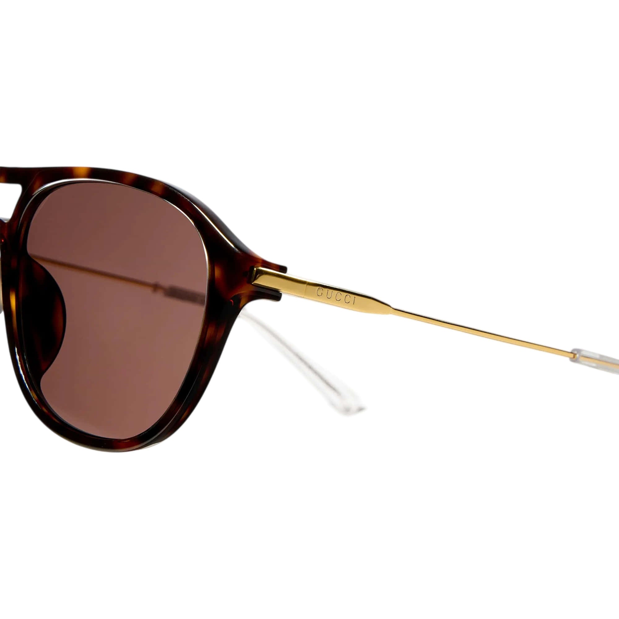 Gucci Low Nose Bridge Fit Navigator Sunglasses