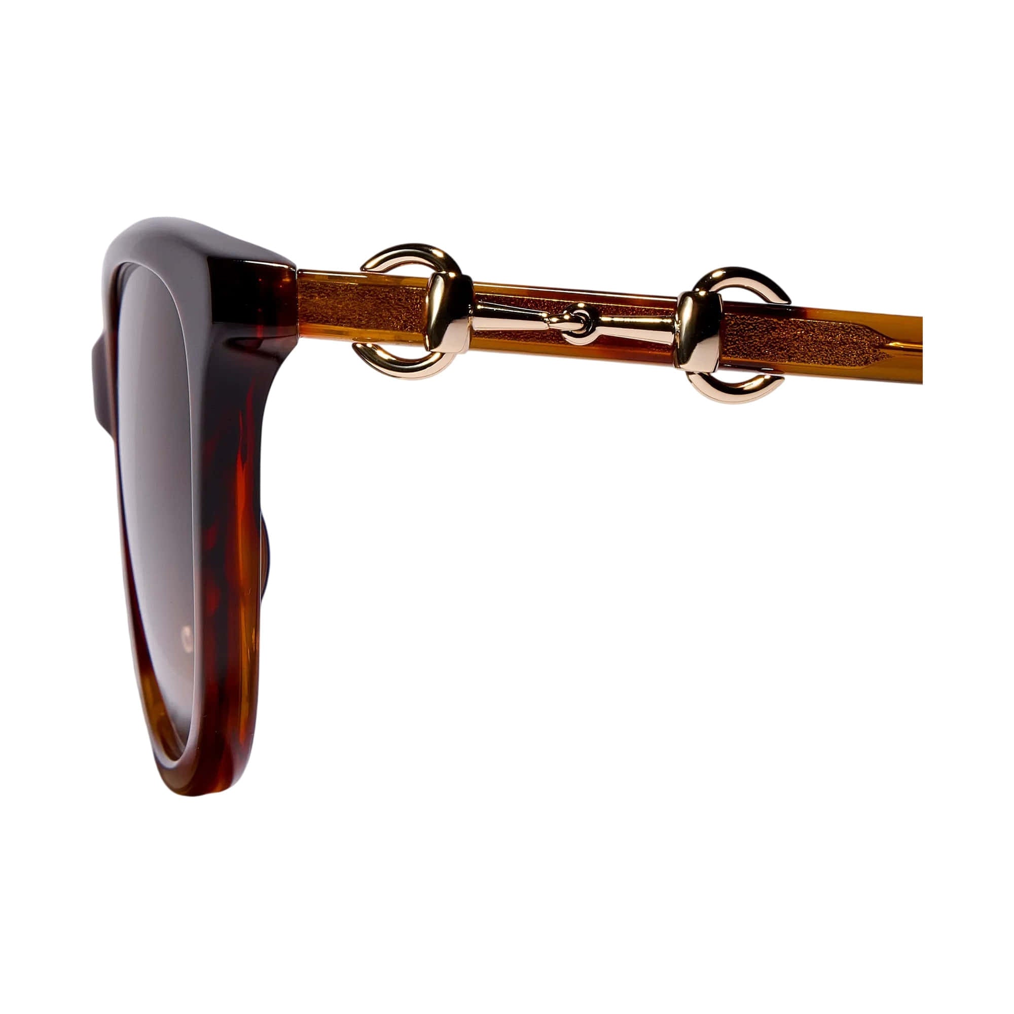 Gucci Low Nose Bridge Fit Round Sunglasses