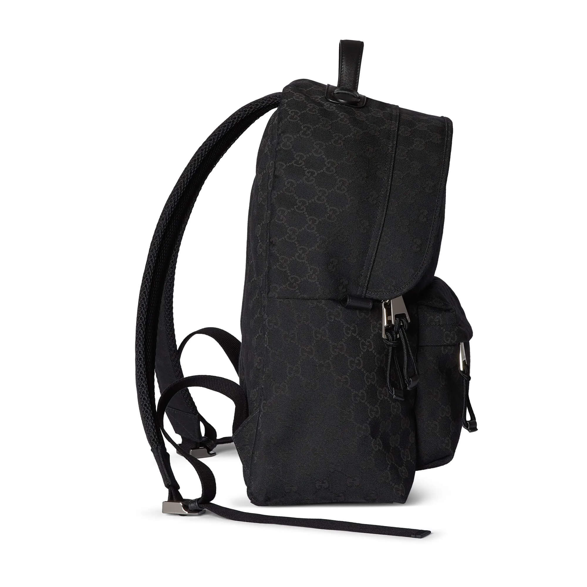 Gucci Medium GG Backpack With Web
