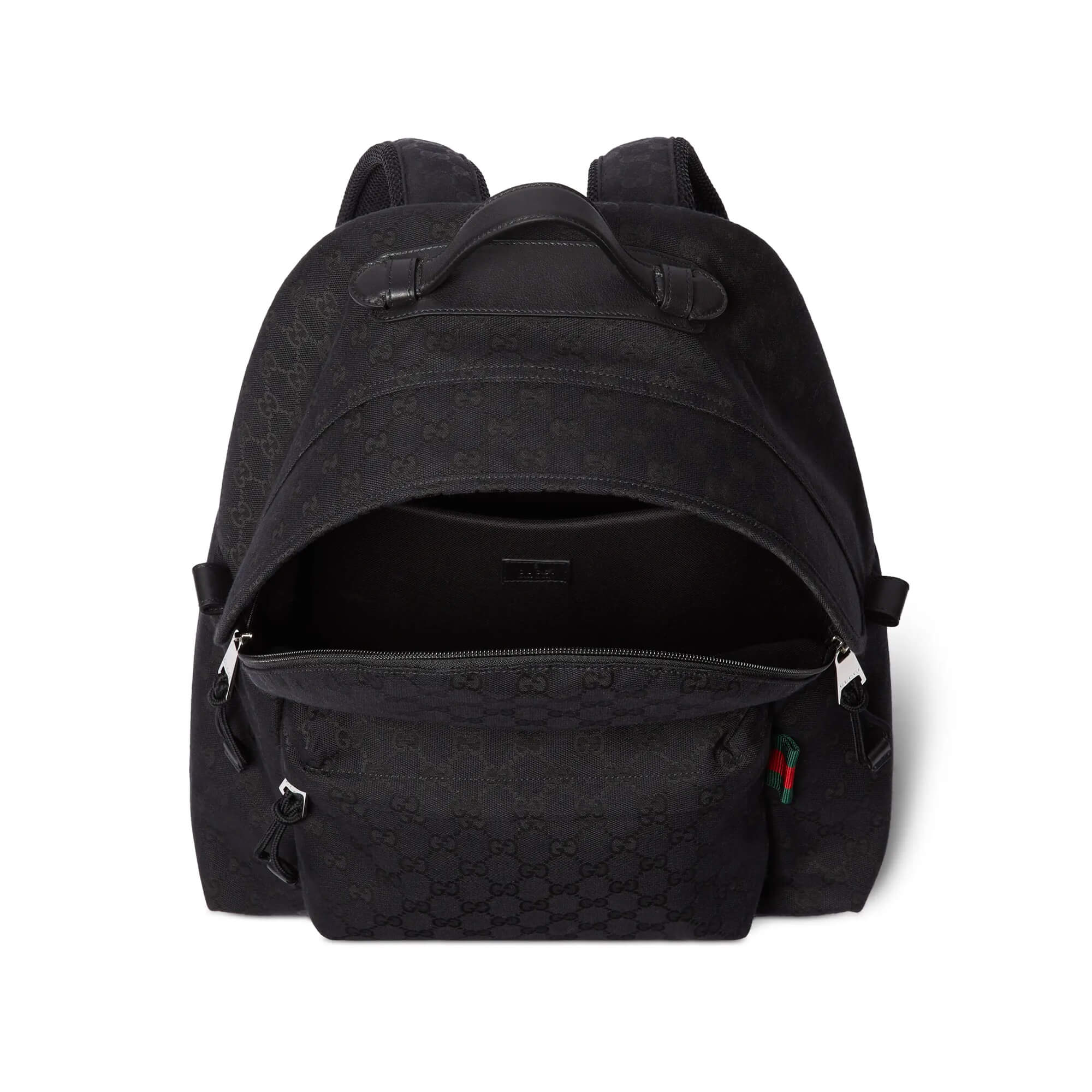 Gucci Medium GG Backpack With Web