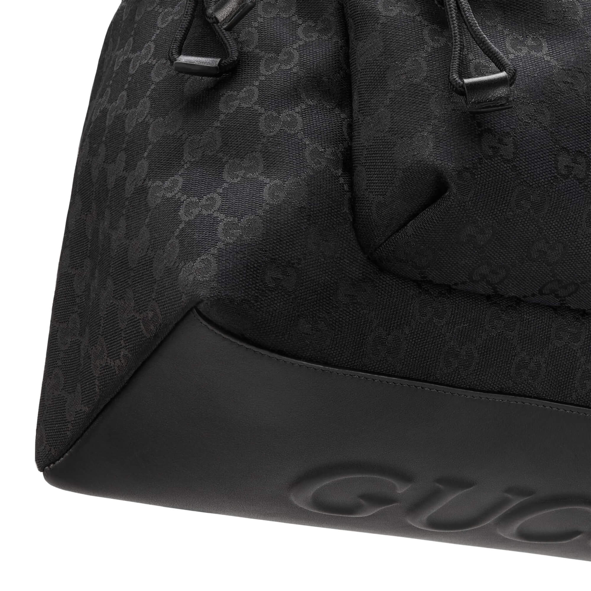 Gucci Medium GG Backpack With Web