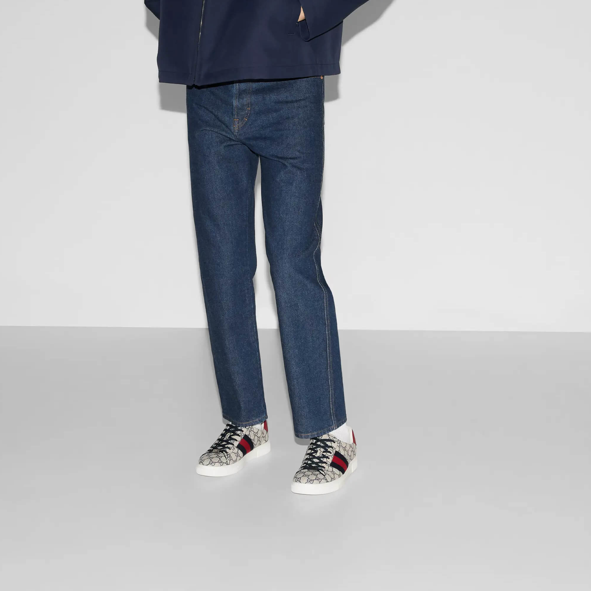 Gucci Men’s Gucci Ace Sneaker With Web