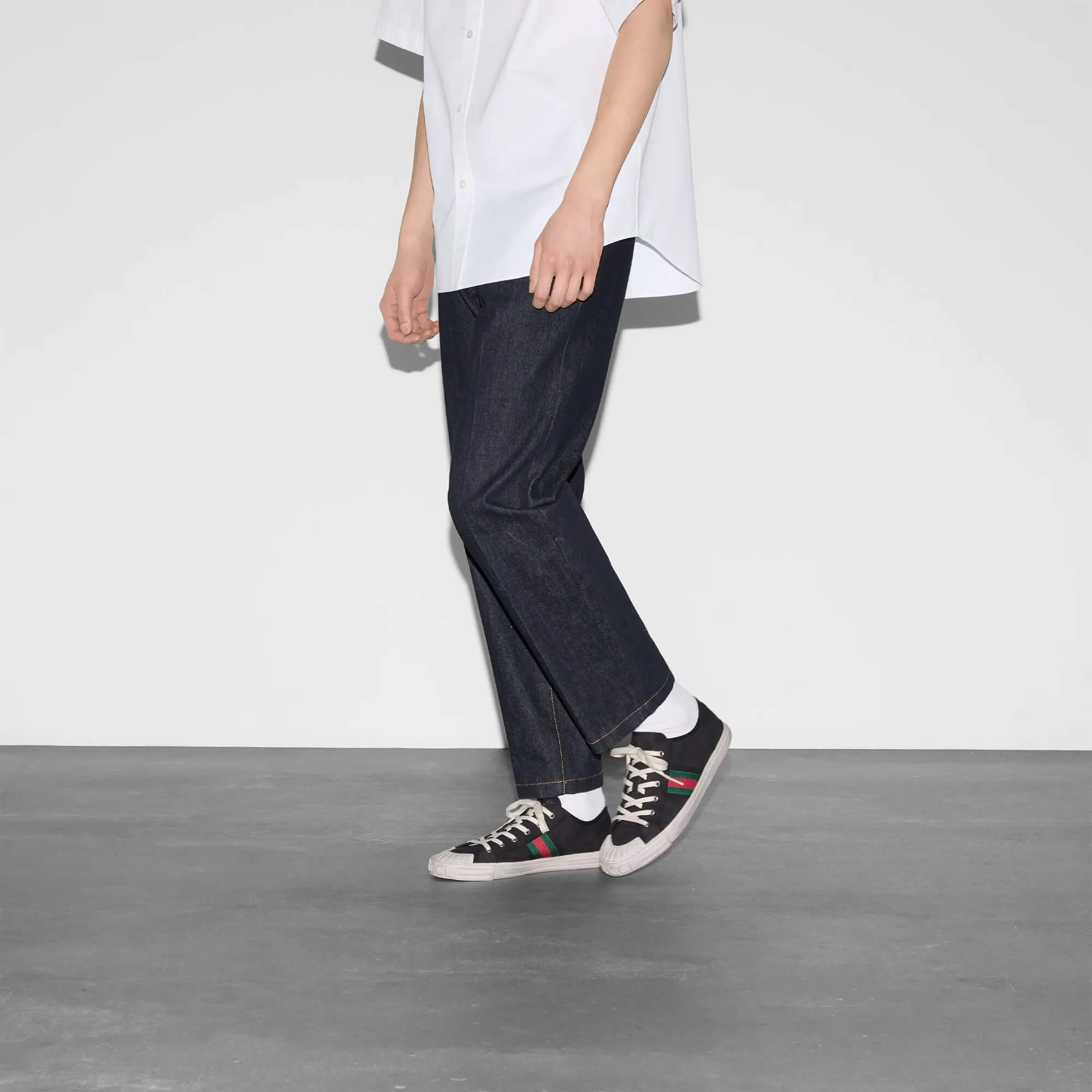 Gucci Men's Sneaker With Web