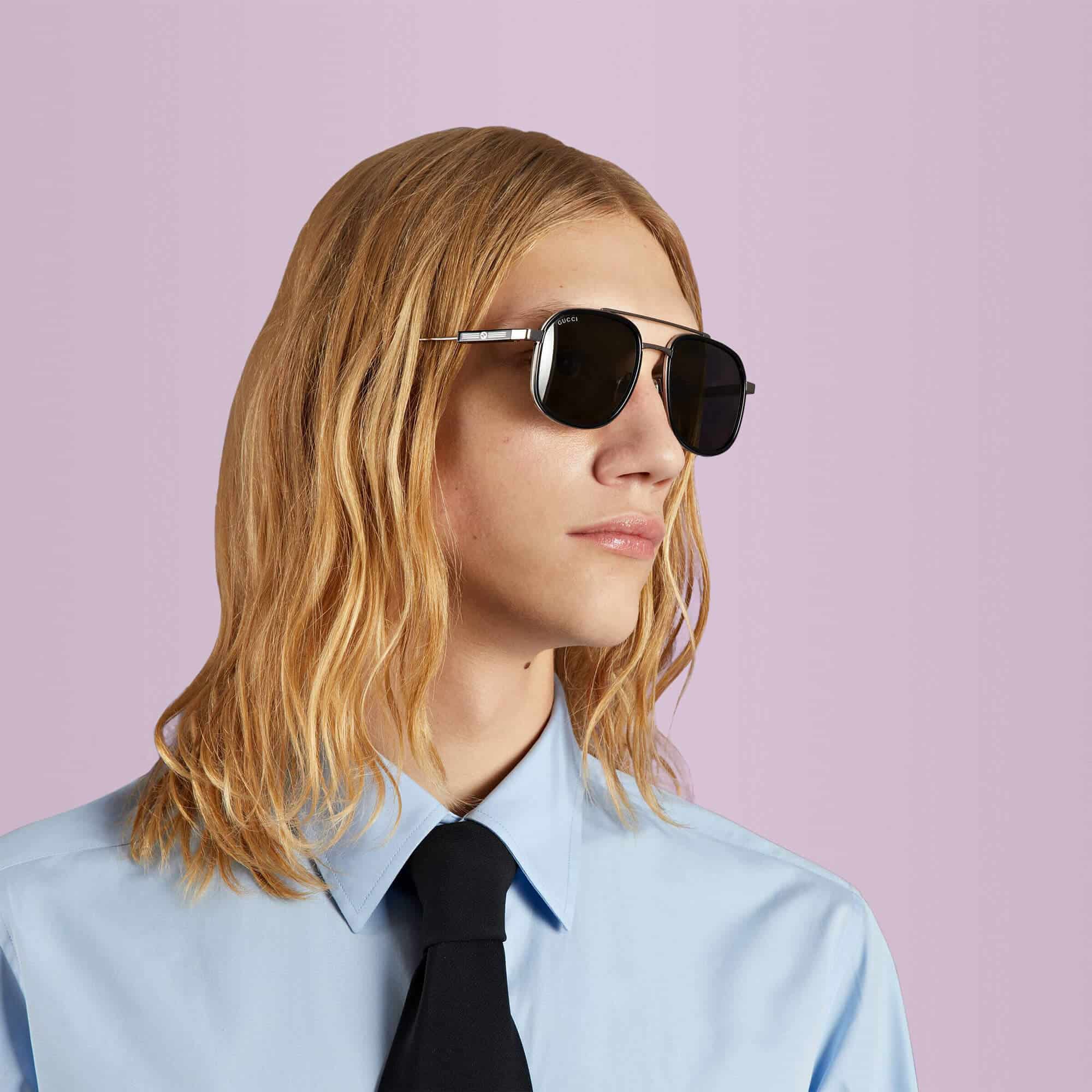 Gucci Navigator Frame Sunglasses