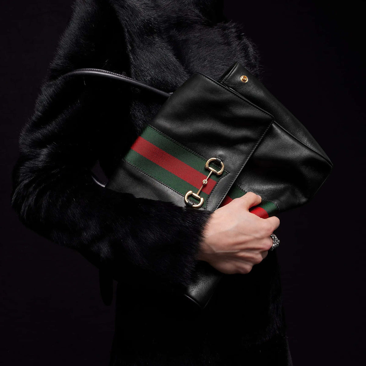 Gucci Paparazzo Medium Top Handle Bag