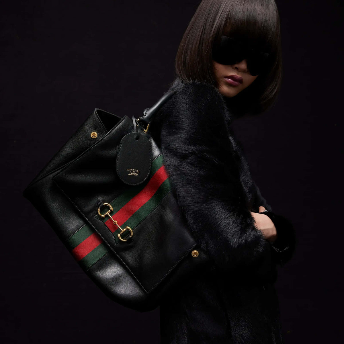 Gucci Paparazzo Medium Top Handle Bag