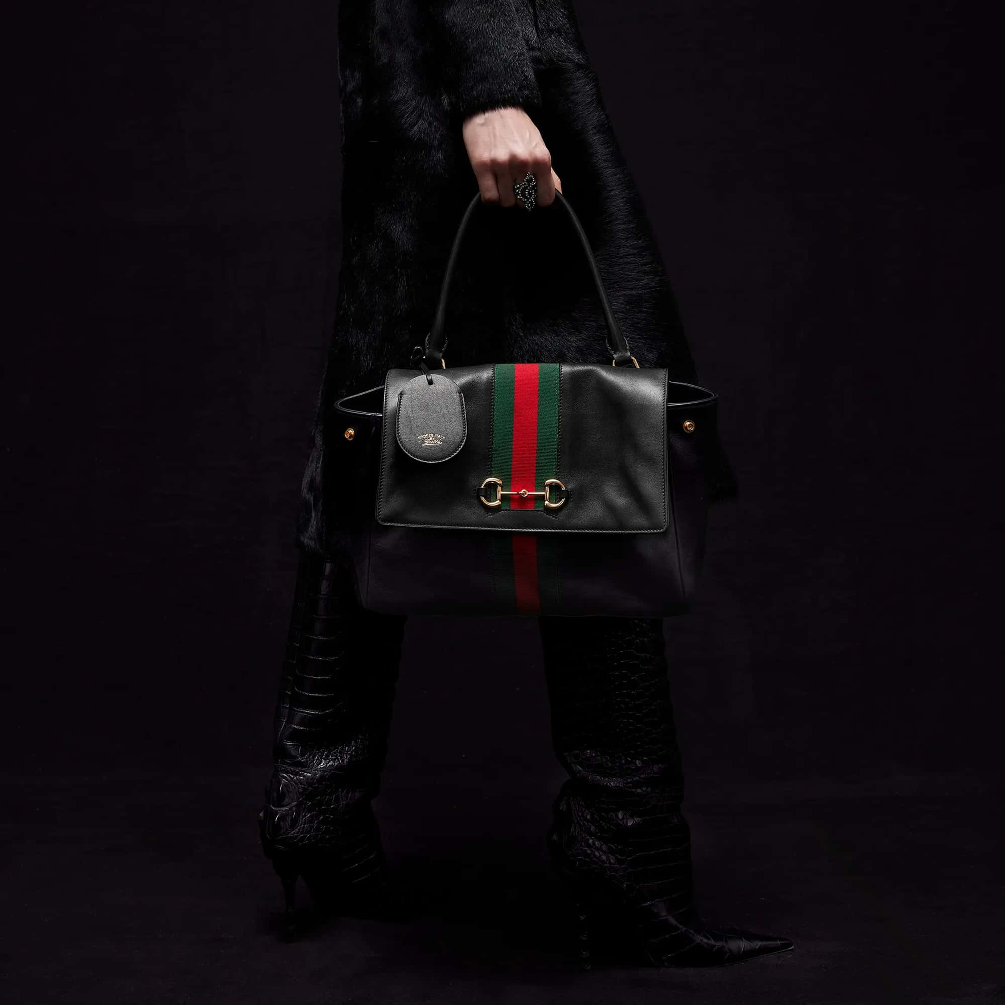 Gucci Paparazzo Medium Top Handle Bag