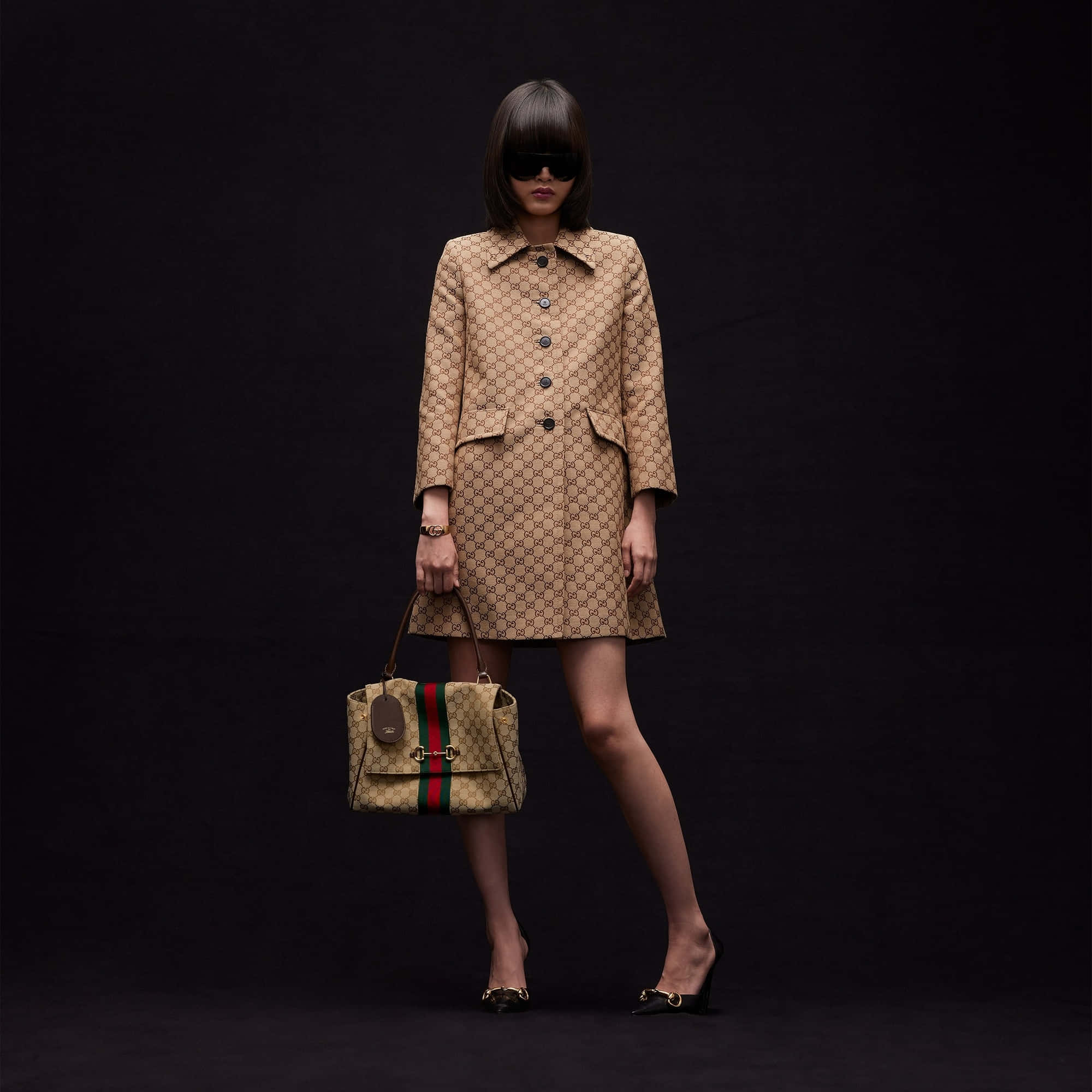 Gucci Paparazzo Medium Top Handle Bag