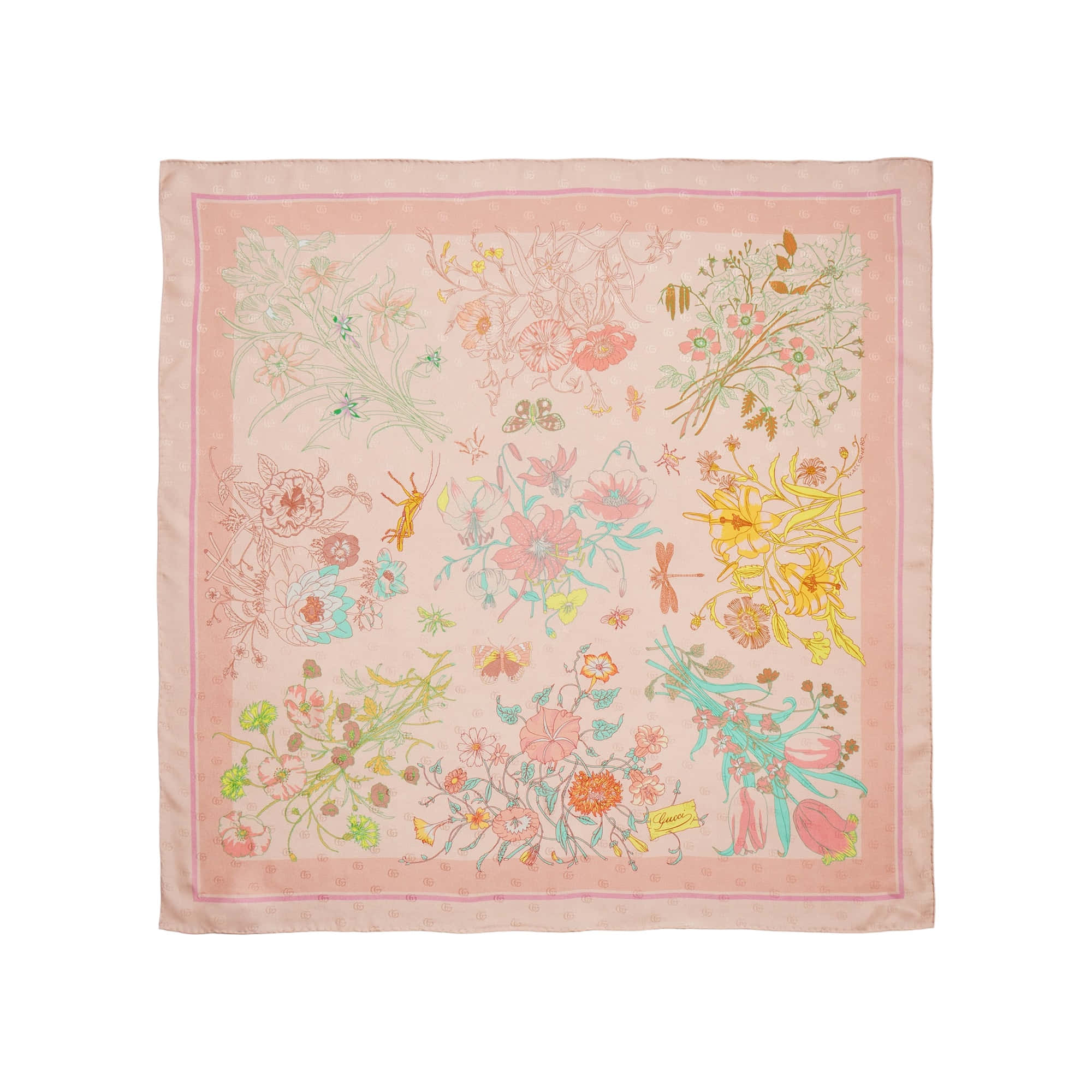Gucci Printed Double G Carré