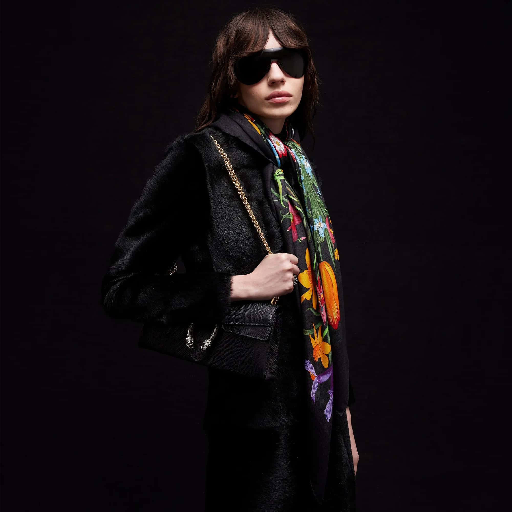 Gucci Printed GG Shawl