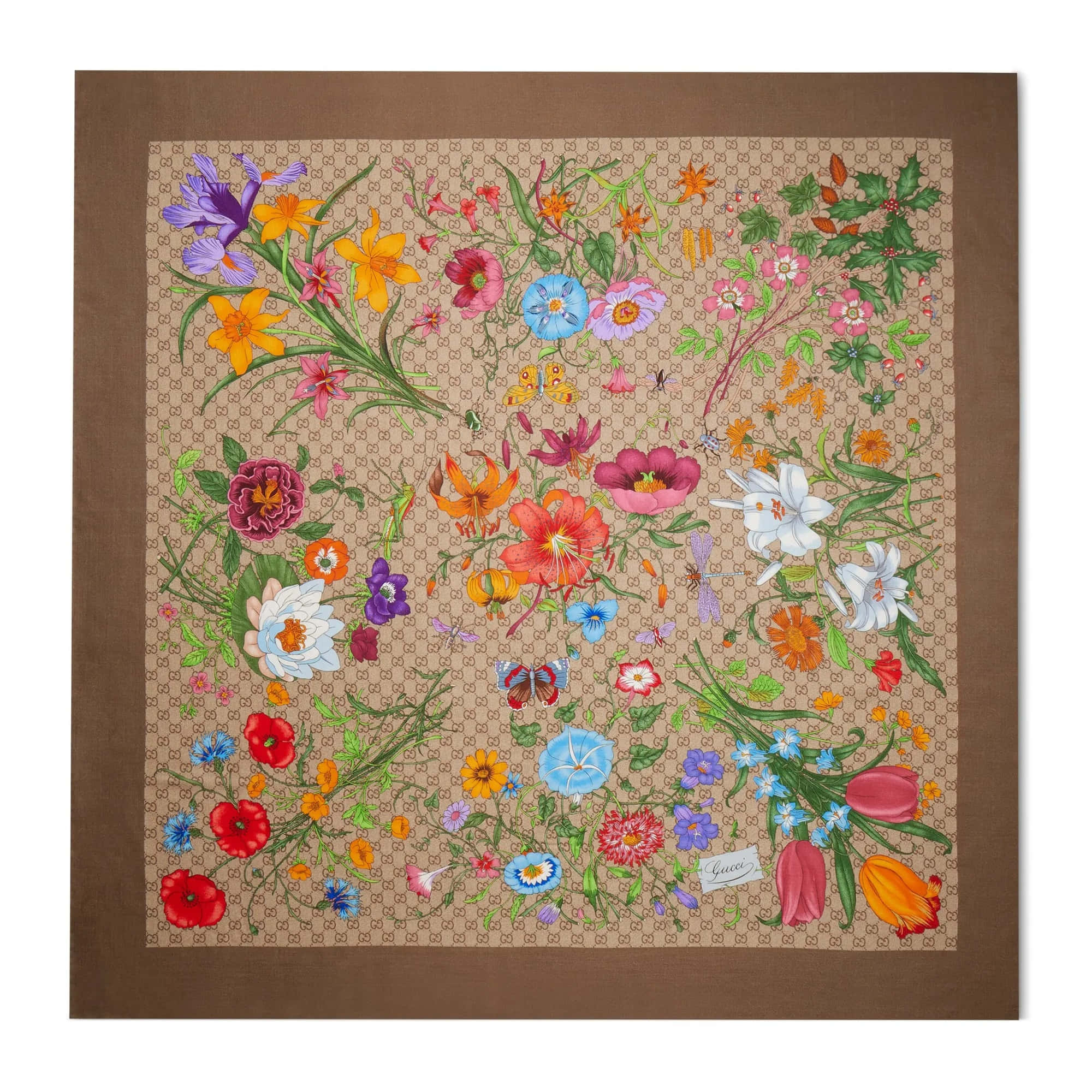 Gucci Printed GG Shawl