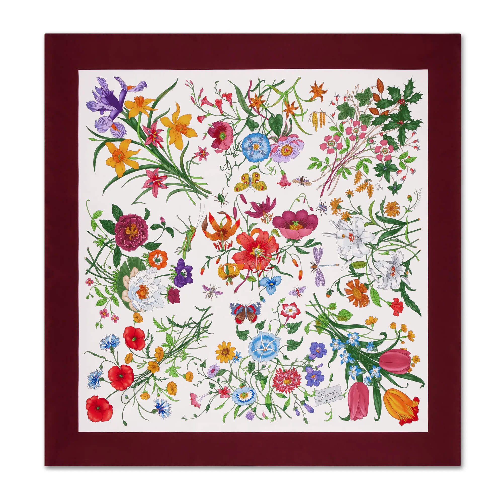 Gucci Printed Silk Twill Carré