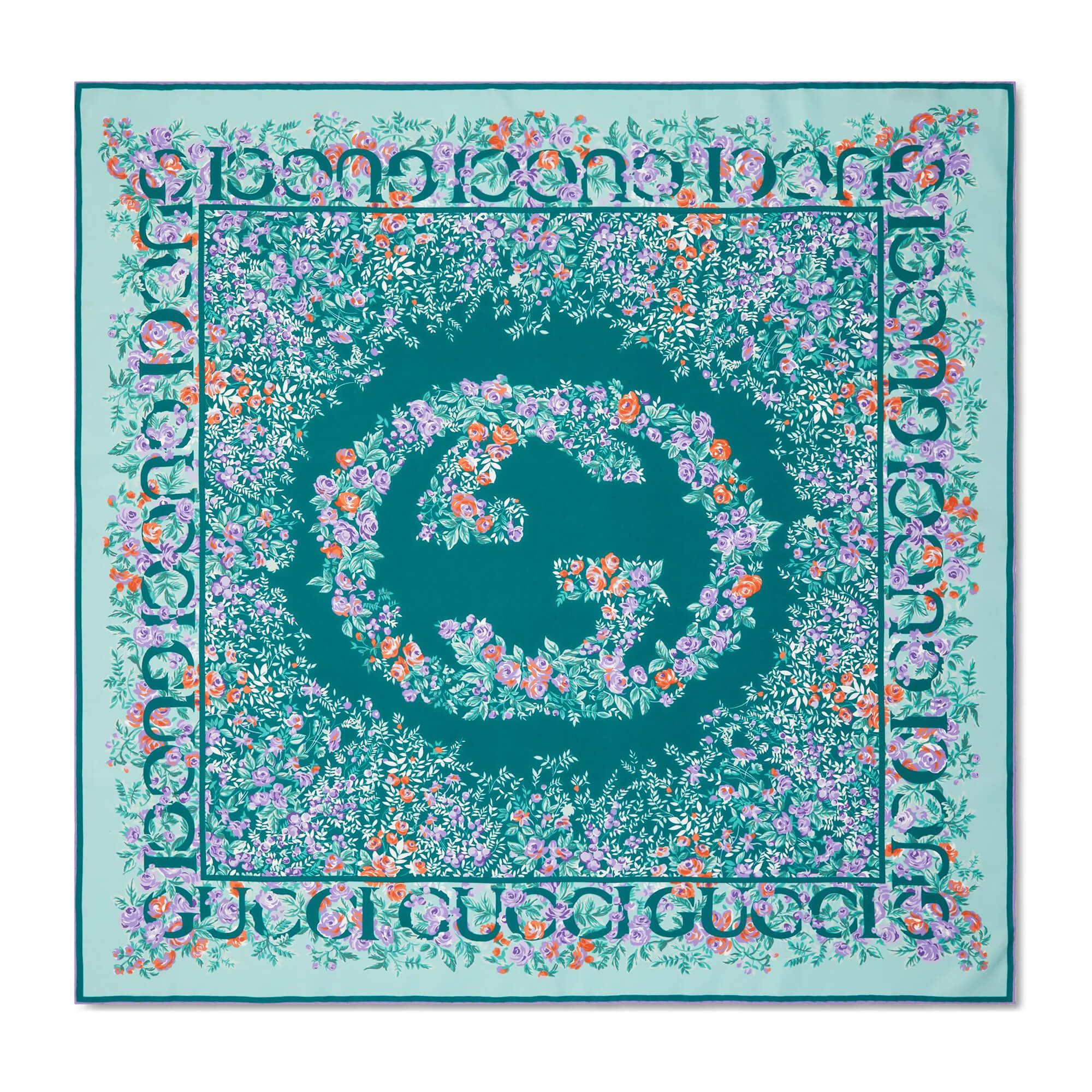 Gucci Printed Silk Twill Carré