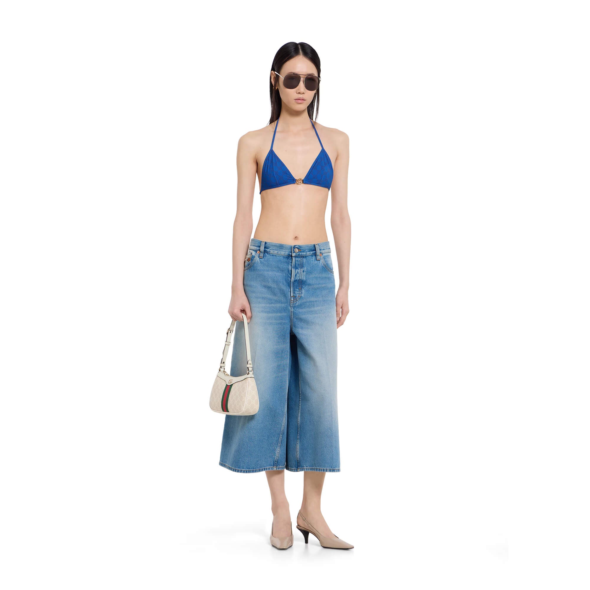 Gucci Printed Stretch Jersey Bikini
