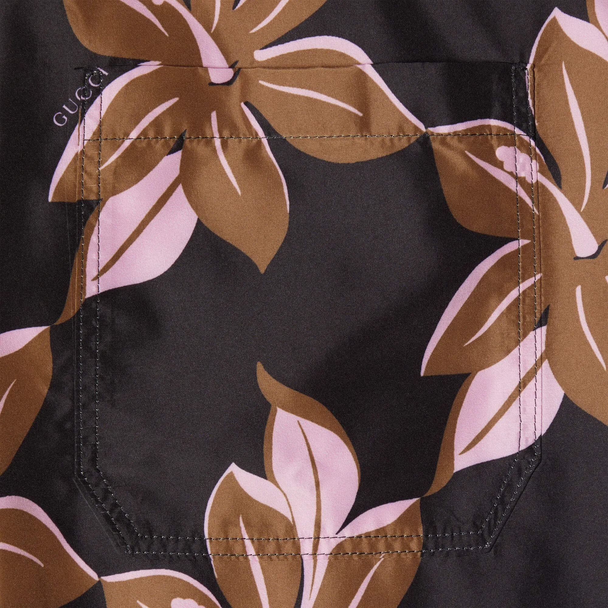 Gucci Printed Technical Poplin Swim Short