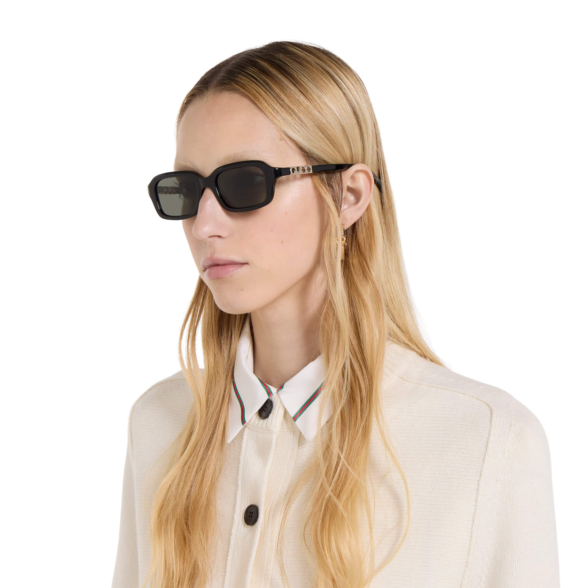 Gucci Rectangular Frame Sunglasses