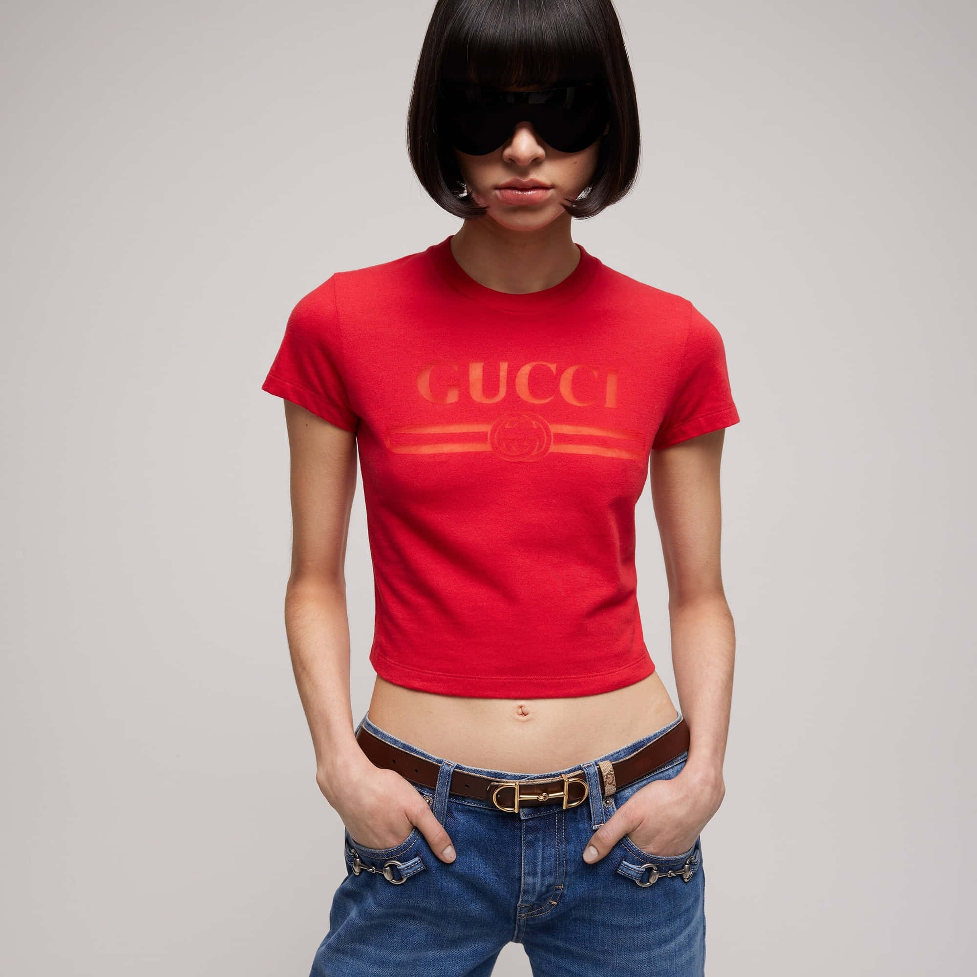 Gucci Reversible Belt With Horsebit Buckle