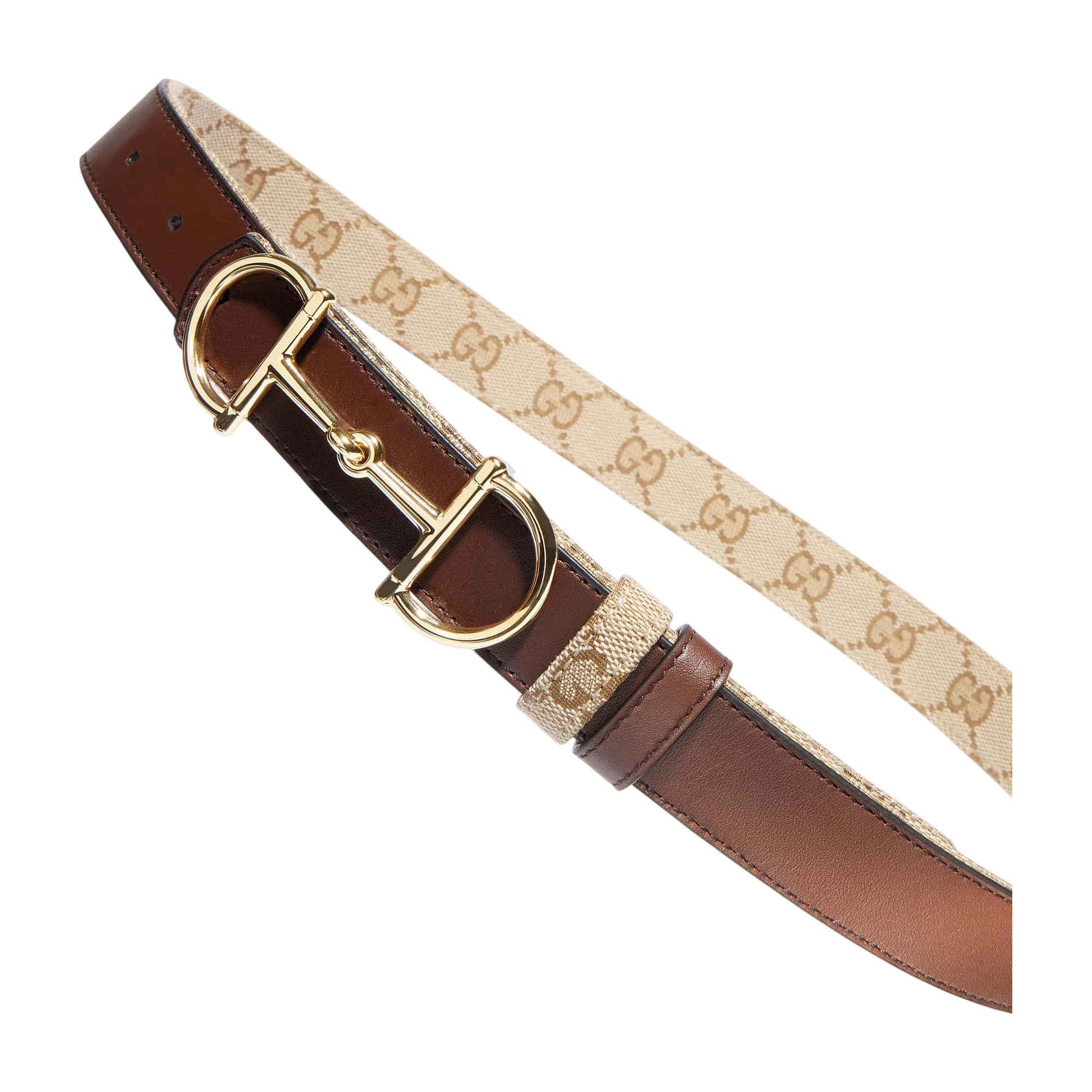 Gucci Reversible Belt With Horsebit Buckle