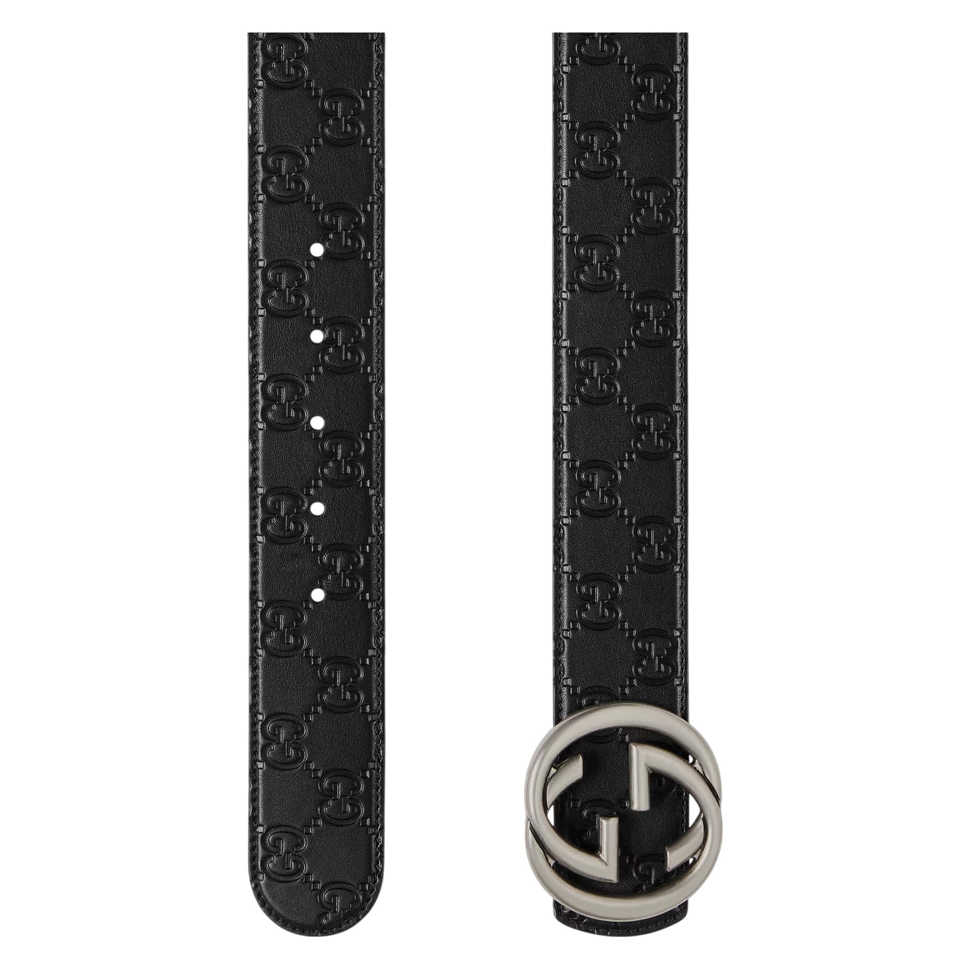 Gucci Reversible Belt With Interlocking G Buckle