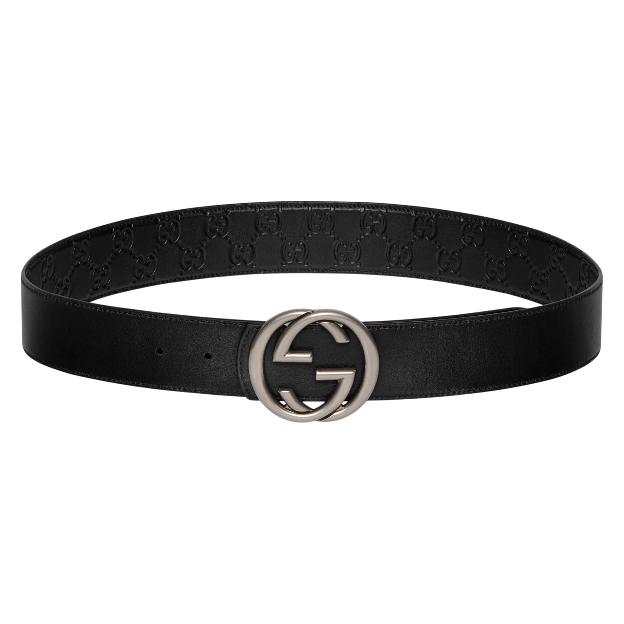 Gucci Reversible Belt With Interlocking G Buckle