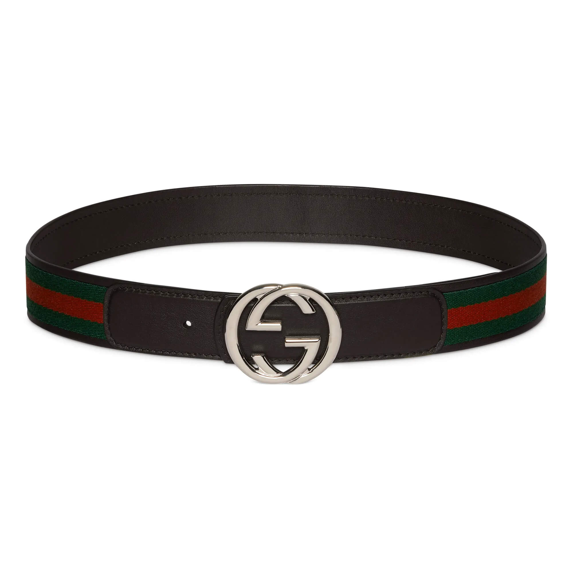 Gucci Reversible Belt With Interlocking G Buckle