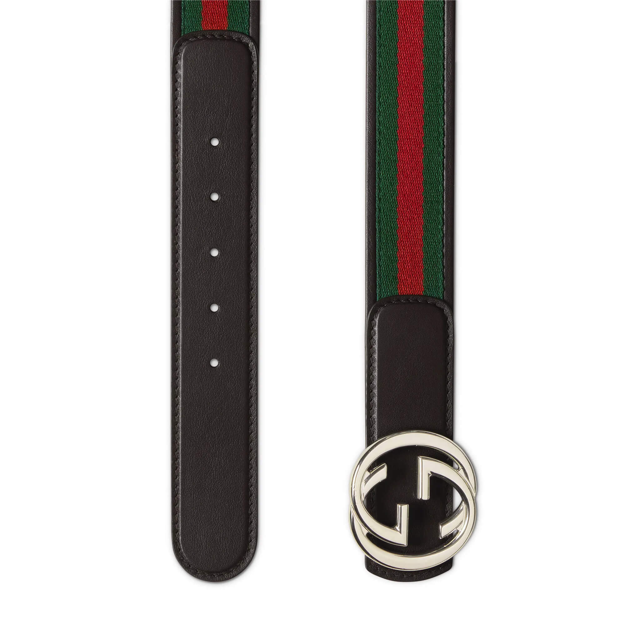 Gucci Reversible Belt With Interlocking G Buckle